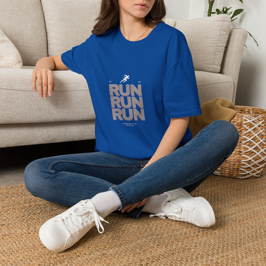 Sabas Ask For Run T-Shirt — Unisex-Minimalist Motivational Running Tee