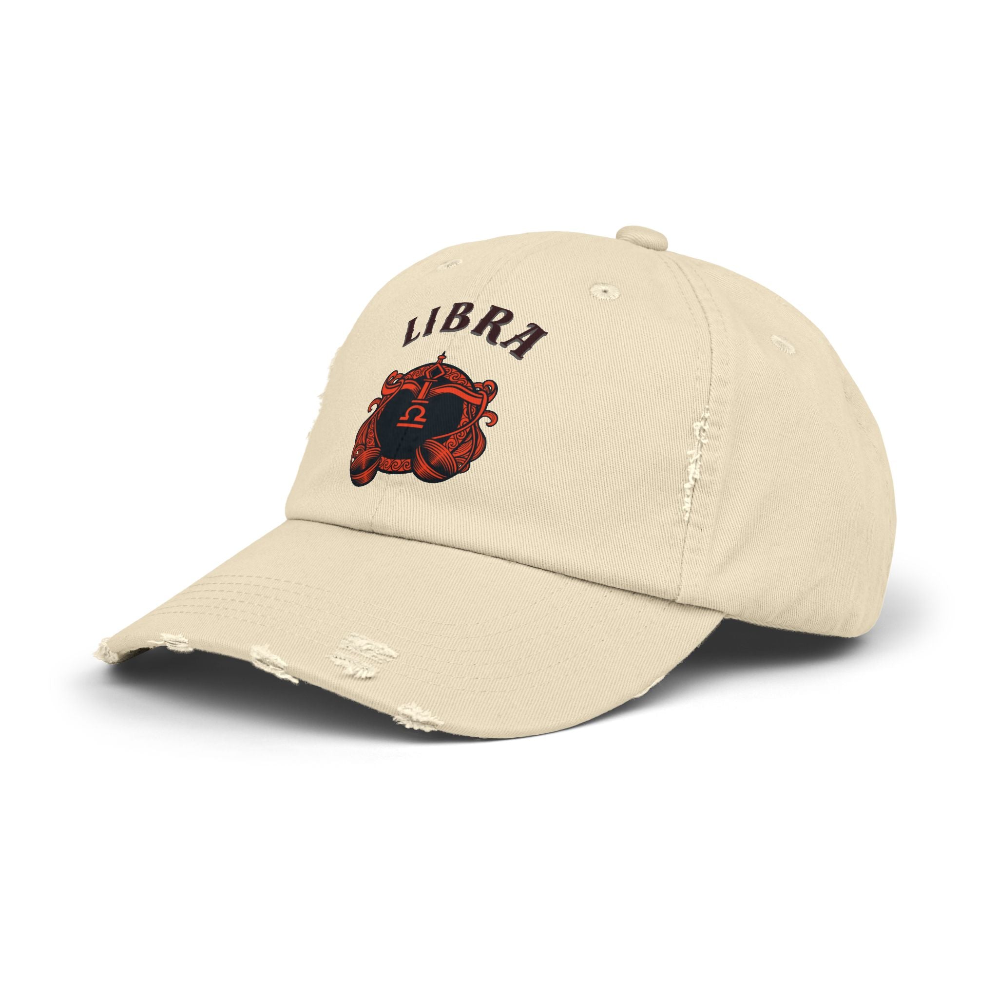 SABAS Libra Zodiac Distressed Cap
