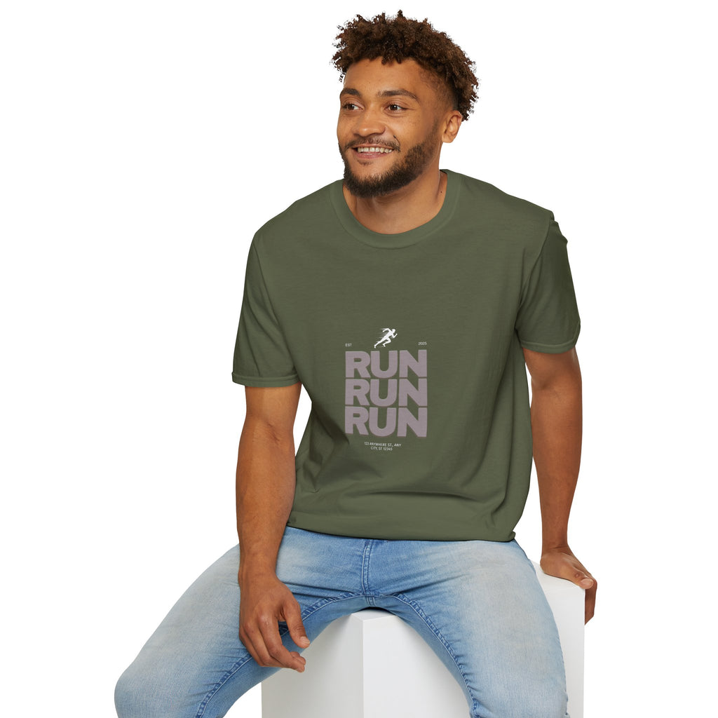 Sabas Ask For Run T-Shirt — Unisex-Minimalist Motivational Running Tee
