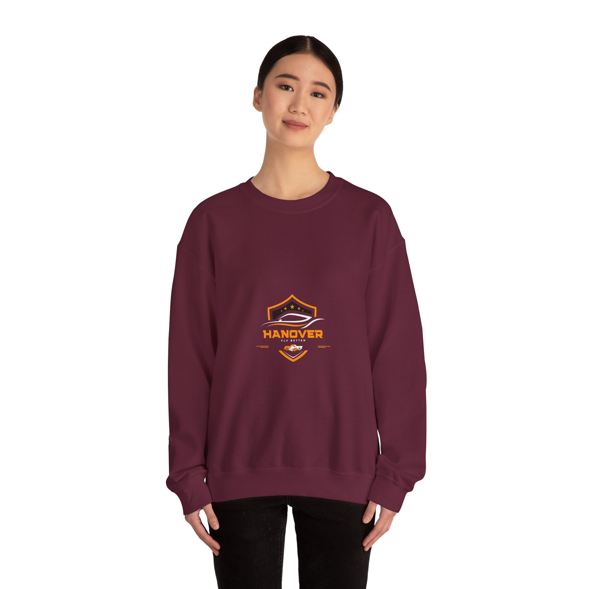 SABAS-Hanover Crewneck Sweatshirt — Vintage Shield Logo
