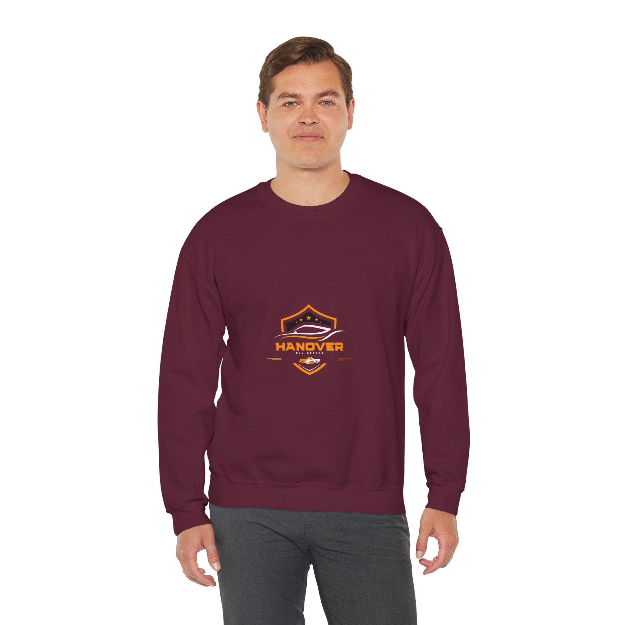 SABAS-Hanover Crewneck Sweatshirt — Vintage Shield Logo