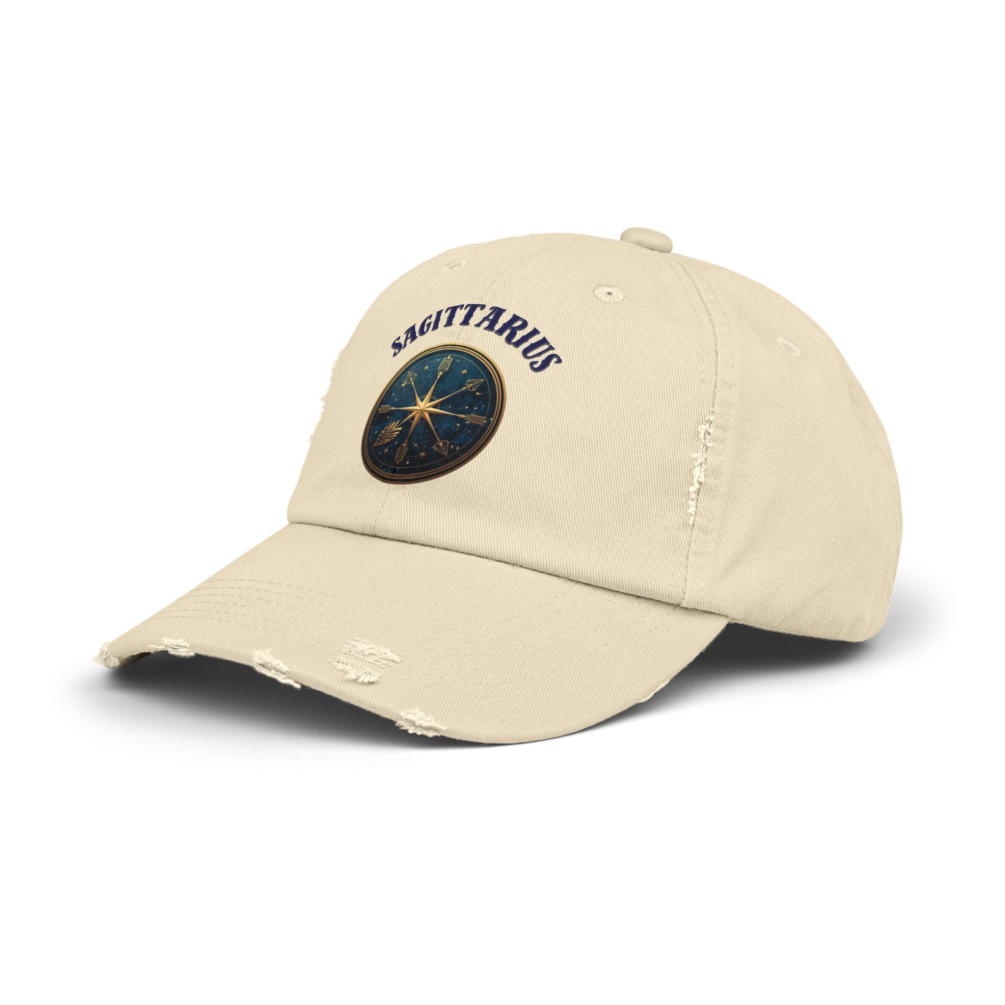 SABAS Sagittarius Distressed Cap Zodiac Star Compass Cap