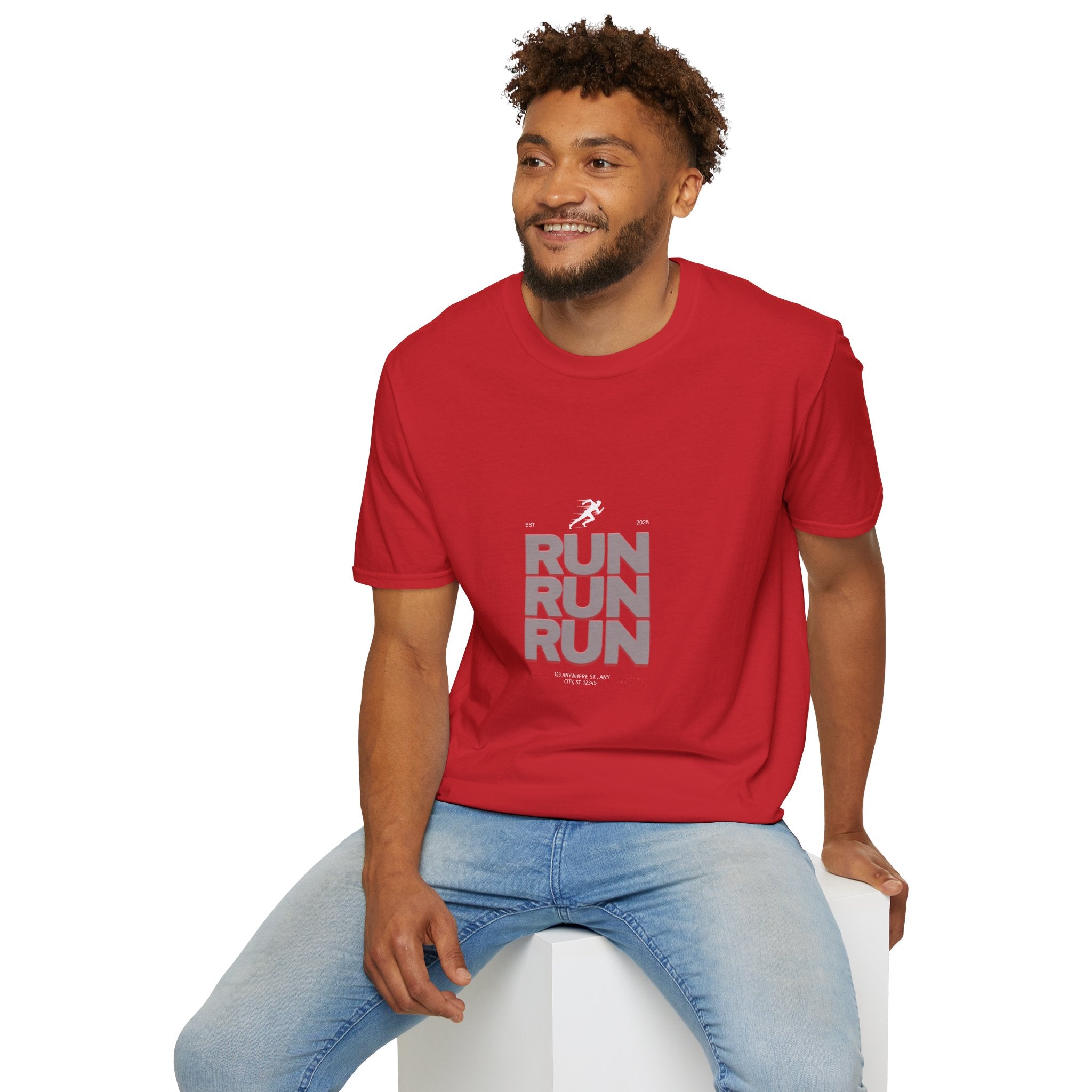 Sabas Ask For Run T-Shirt — Unisex-Minimalist Motivational Running Tee