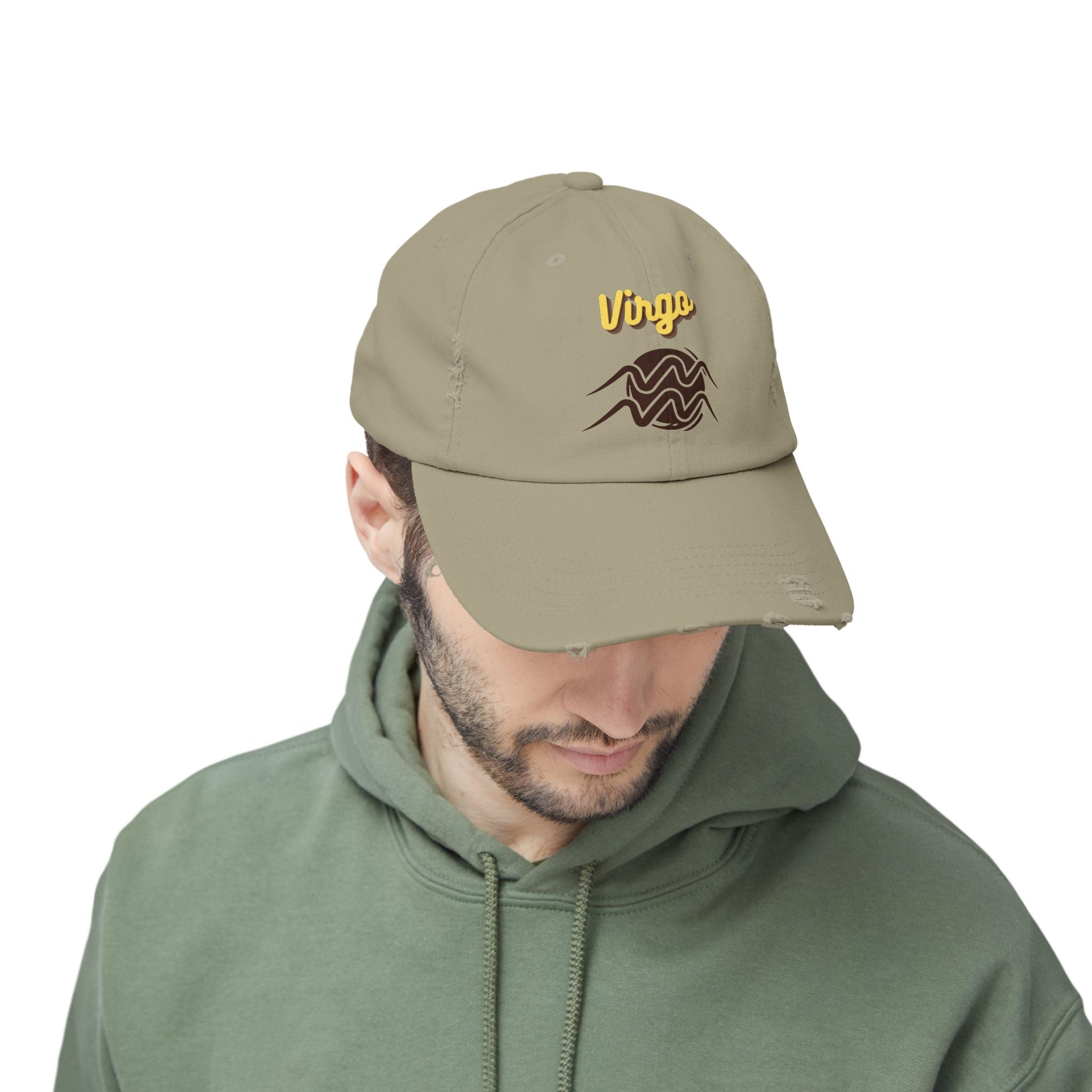 SABAS Virgo Distressed Cap Zodiac Sign