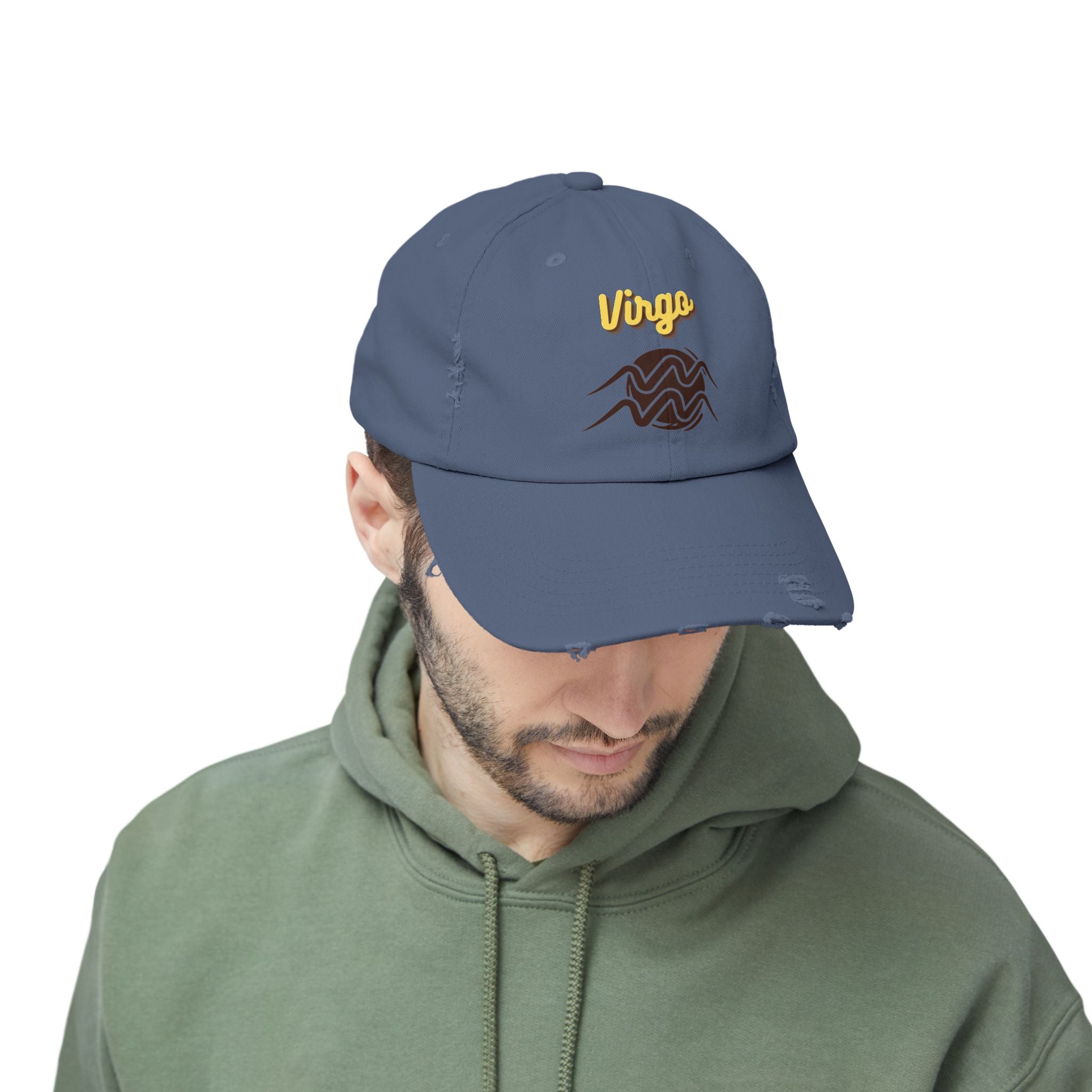 SABAS Virgo Distressed Cap Zodiac Sign