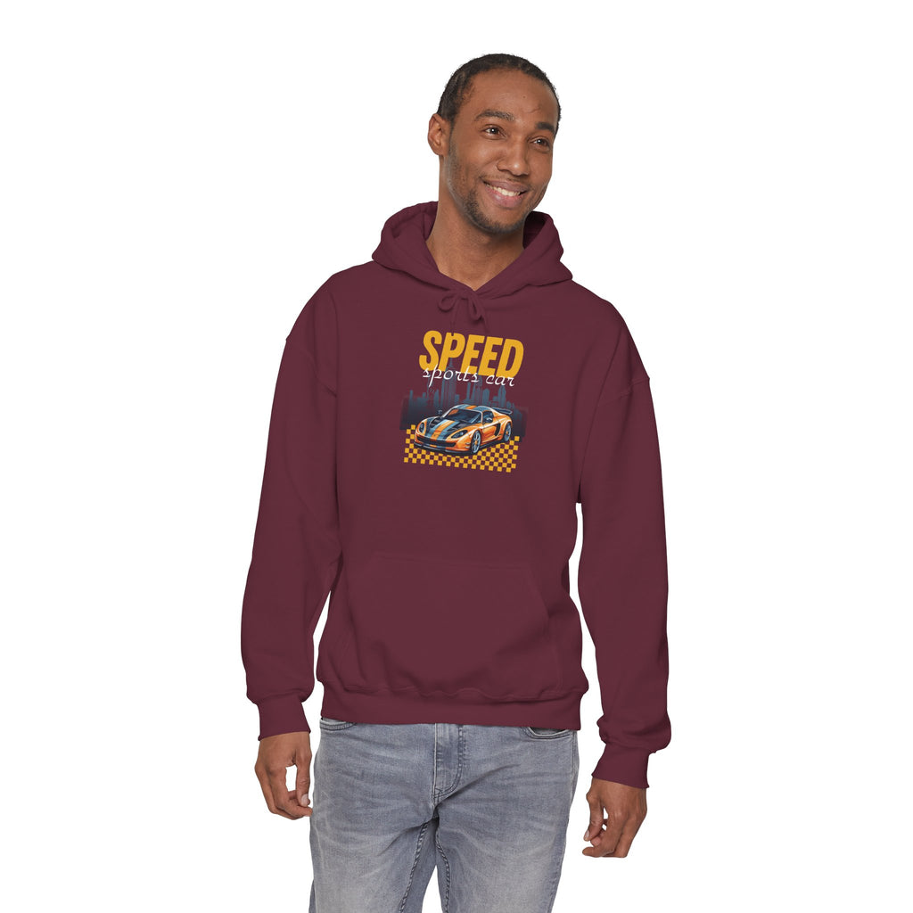 Speed Racers Hoodie — Vintage Sports Car Racing Graphic Sweatshirt