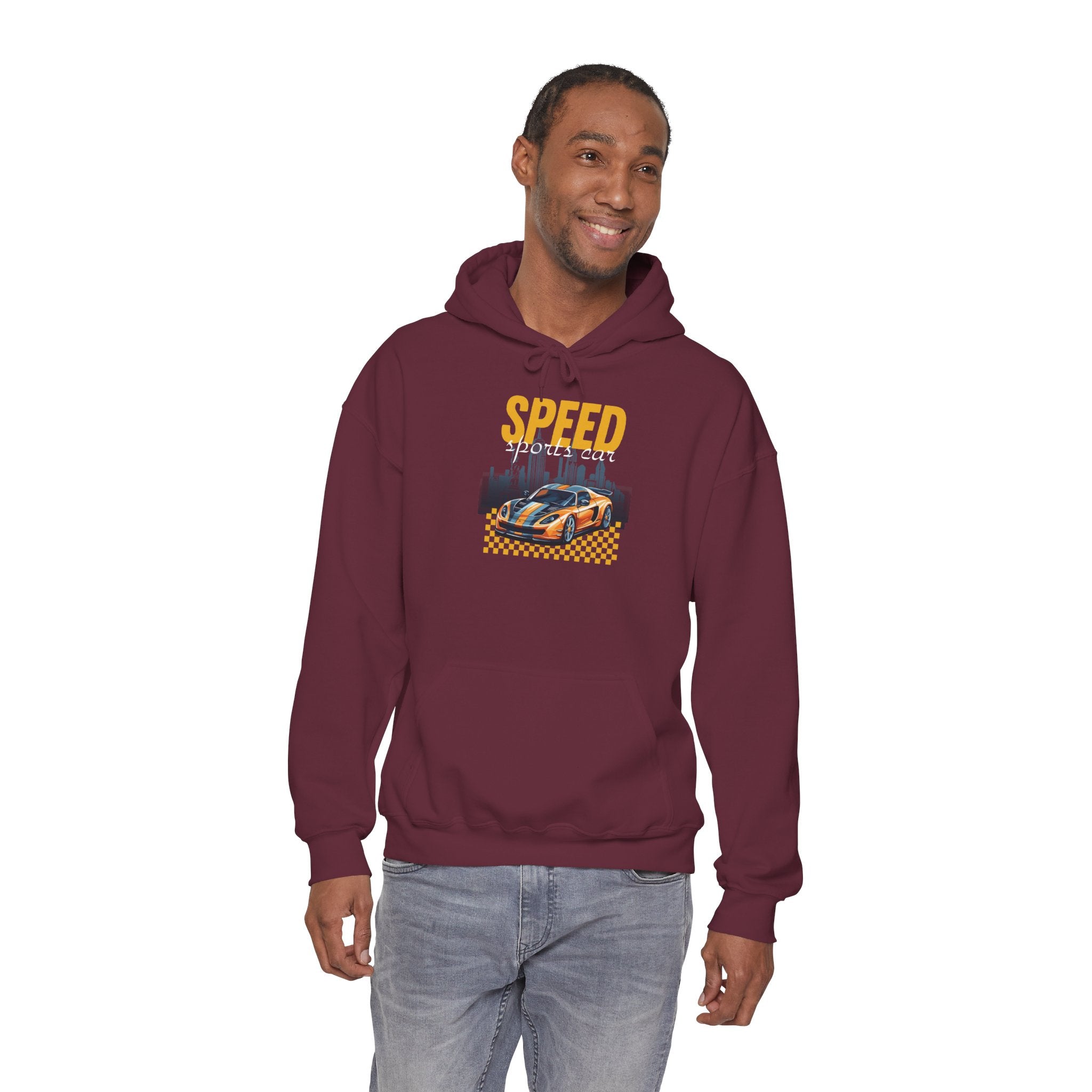 Speed Racers Hoodie — Vintage Sports Car Racing Graphic Sweatshirt
