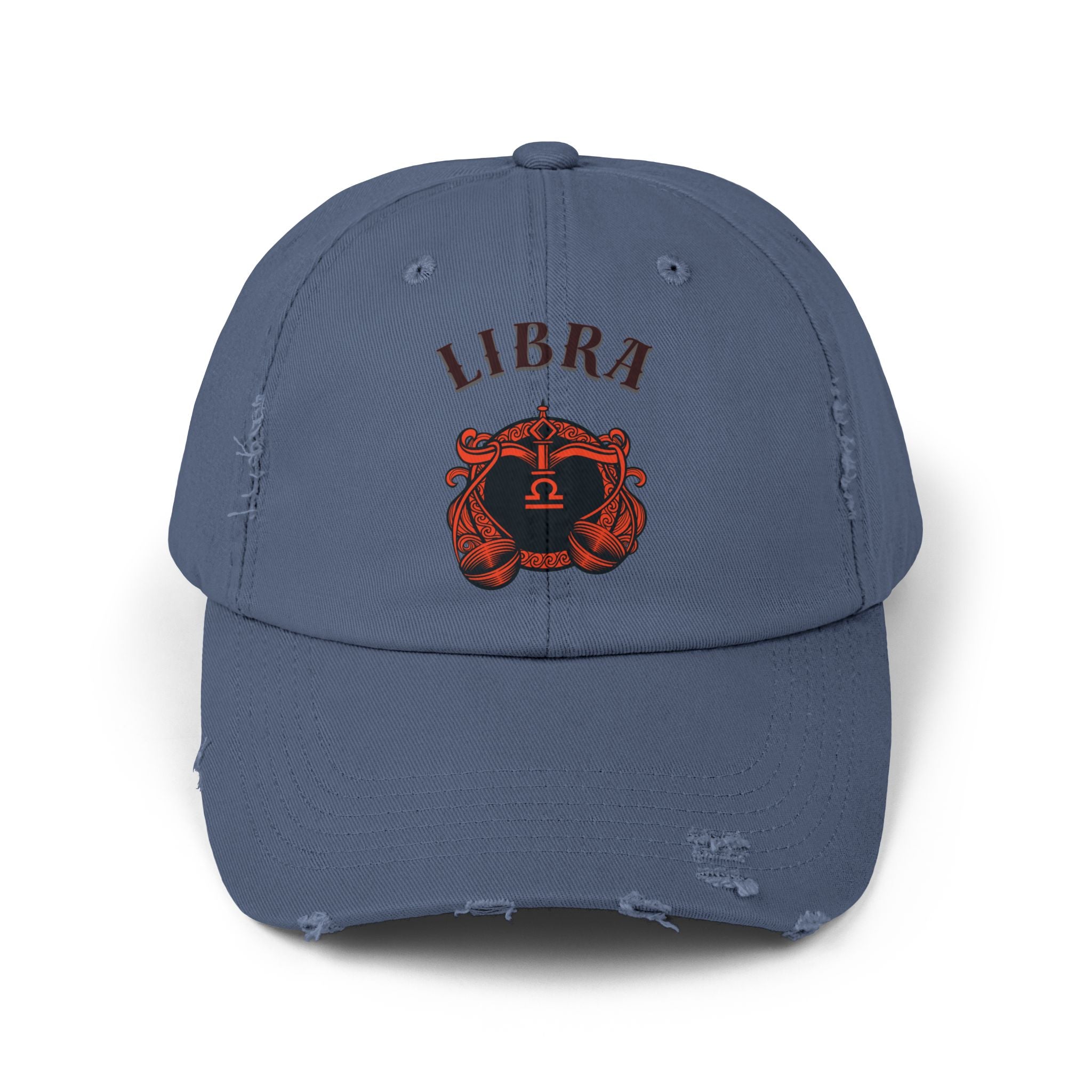 SABAS Libra Zodiac Distressed Cap