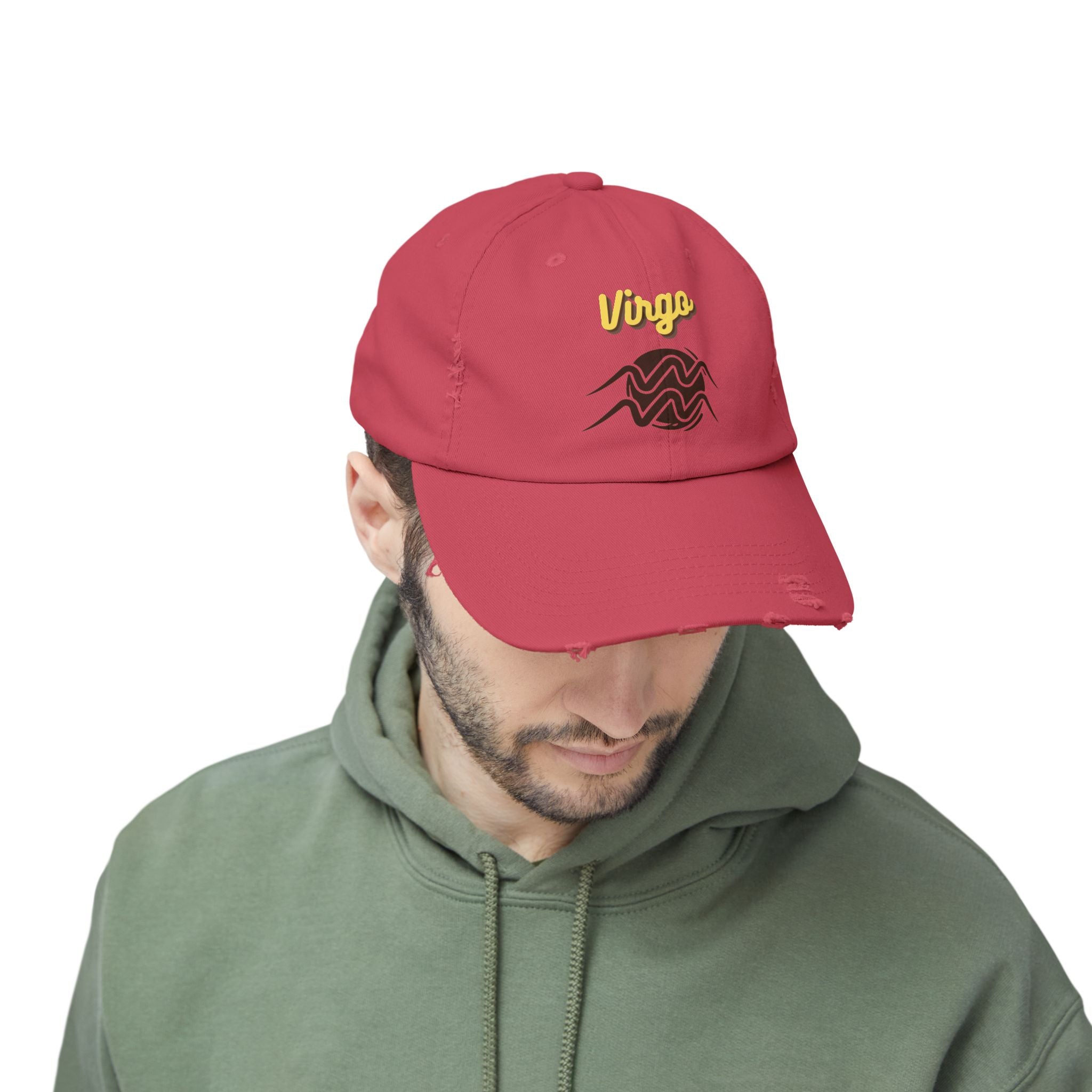 SABAS Virgo Distressed Cap Zodiac Sign