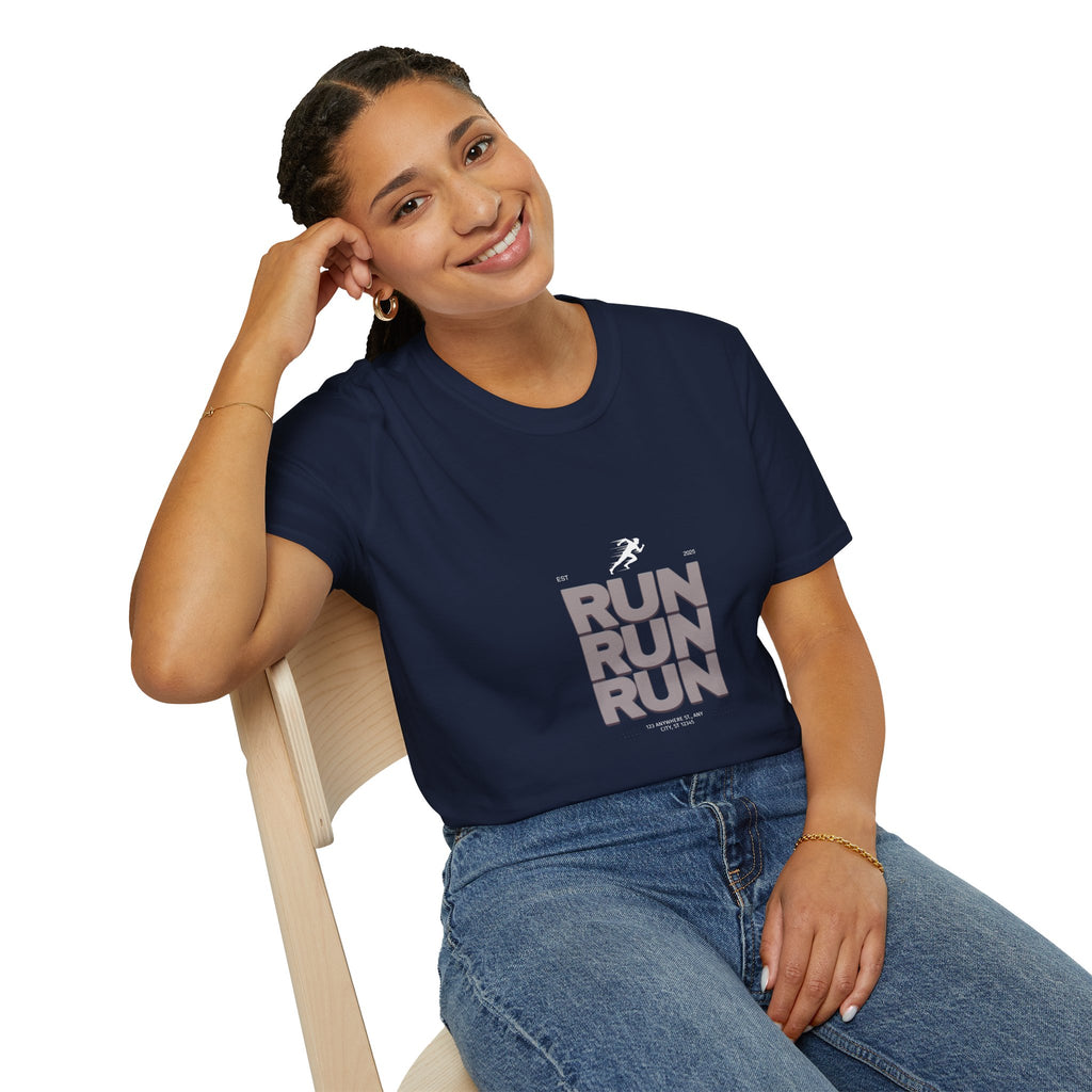 Sabas Ask For Run T-Shirt — Unisex-Minimalist Motivational Running Tee