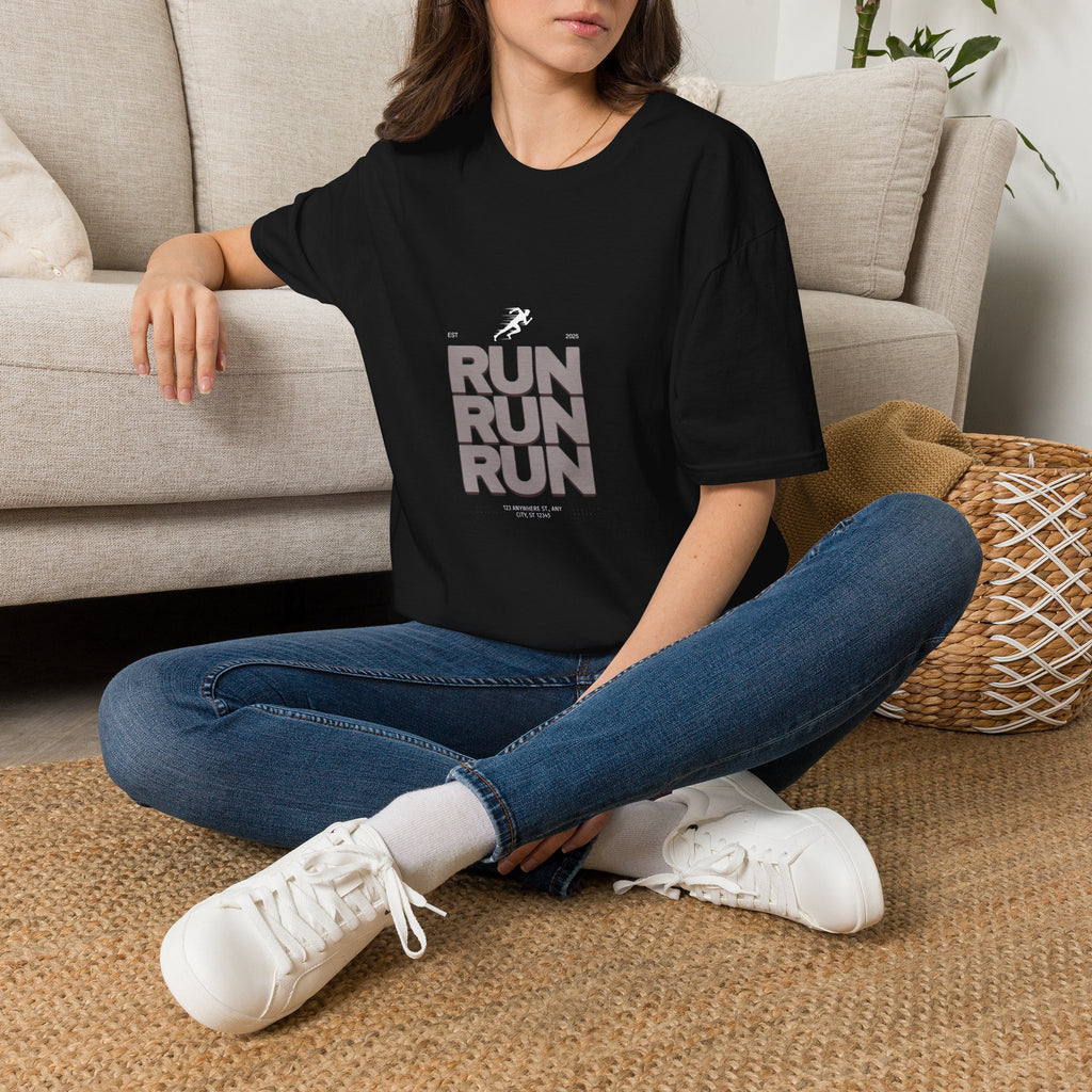 Sabas Ask For Run T-Shirt — Unisex-Minimalist Motivational Running Tee