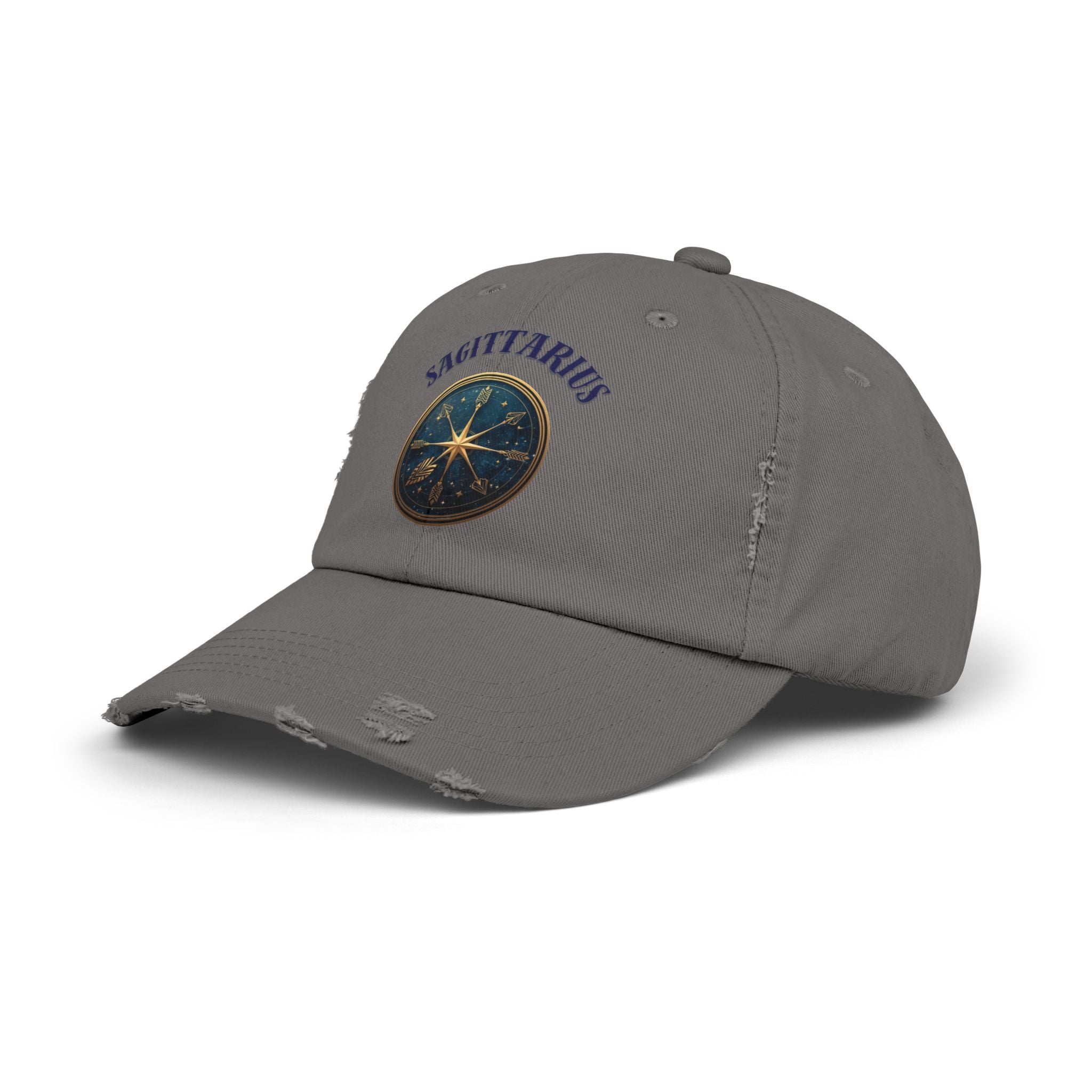 SABAS Sagittarius Distressed Cap Zodiac Star Compass Cap