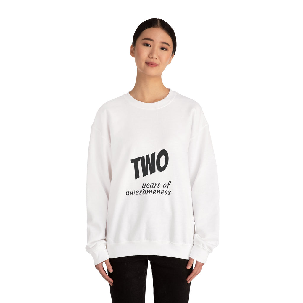 SABAS-Toddler Two Years of Awesomeness Sweatshirt