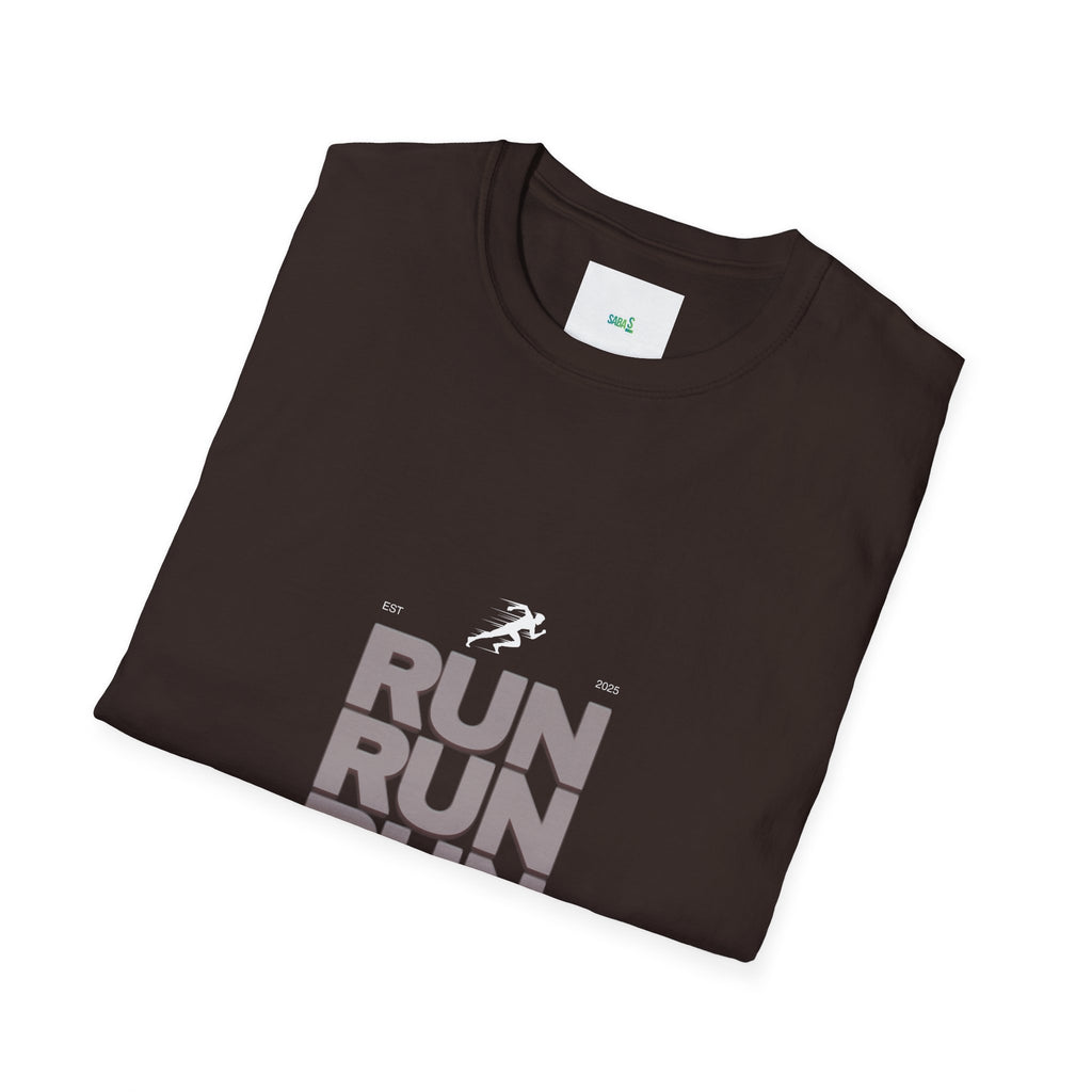 Sabas Ask For Run T-Shirt — Unisex-Minimalist Motivational Running Tee
