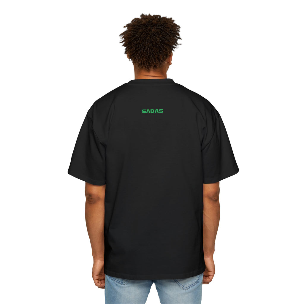 SABAS Men's Heavy Oversized Tee