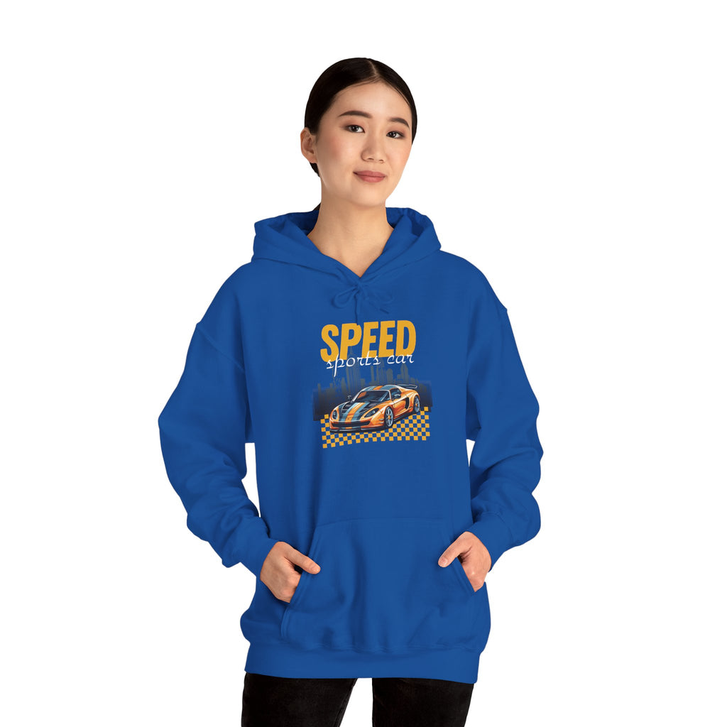 Speed Racers Hoodie — Vintage Sports Car Racing Graphic Sweatshirt