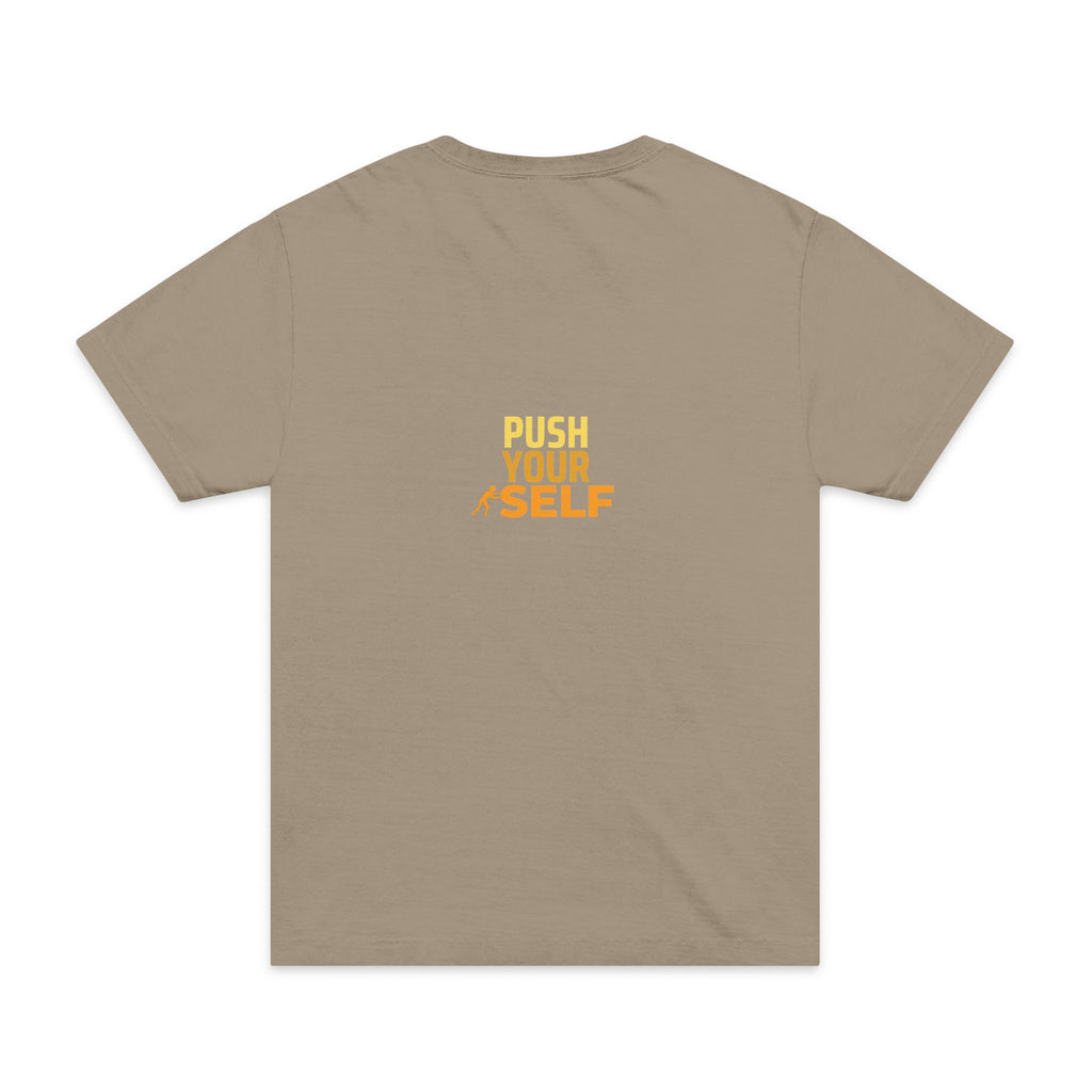 Sabas Gym Pump Cute Koala T-Shirt — "Gym Pump" Front & "Push Yourself" Back