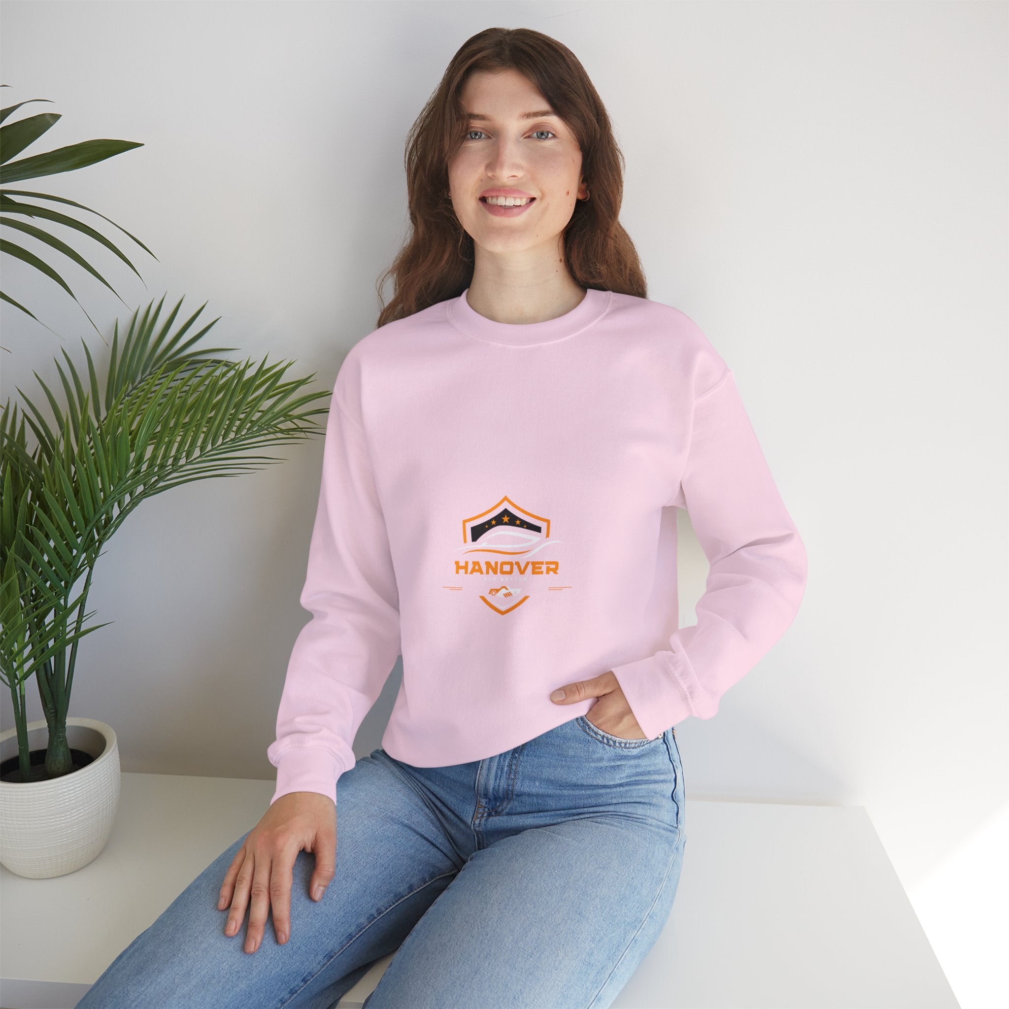 SABAS-Hanover Crewneck Sweatshirt — Vintage Shield Logo