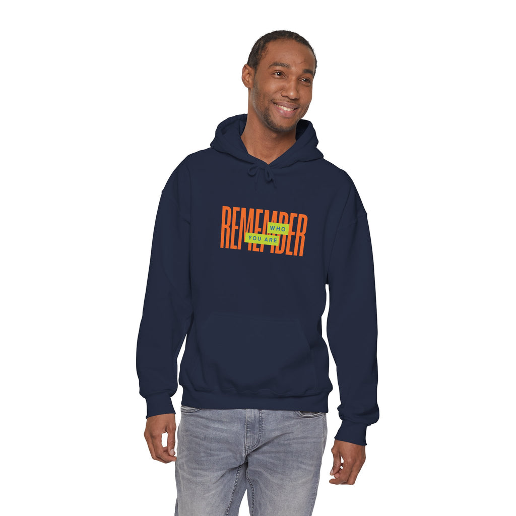 SABAS Remember Who You Are Hoodie — Inspirational Courage Graphic Sweatshirt