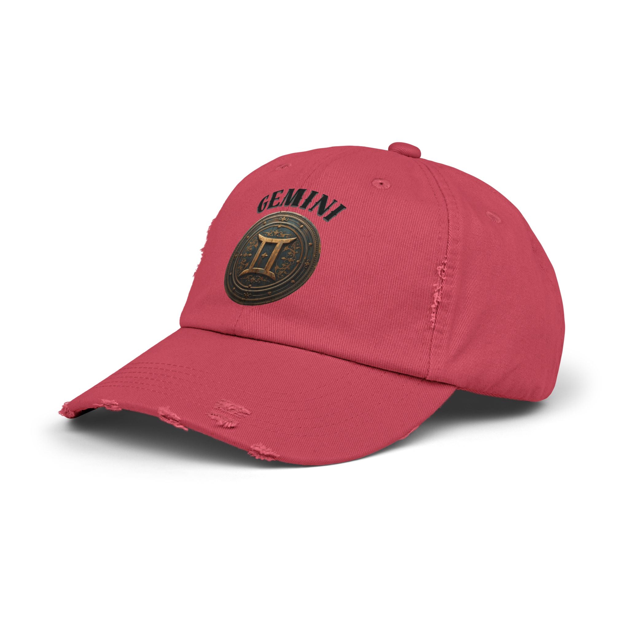 SABAS Gemini Zodiac Sign Distressed Cap