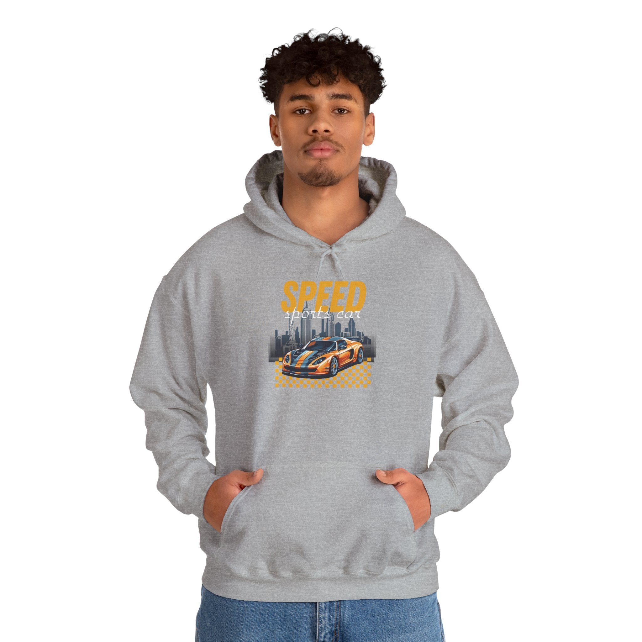 Speed Racers Hoodie — Vintage Sports Car Racing Graphic Sweatshirt