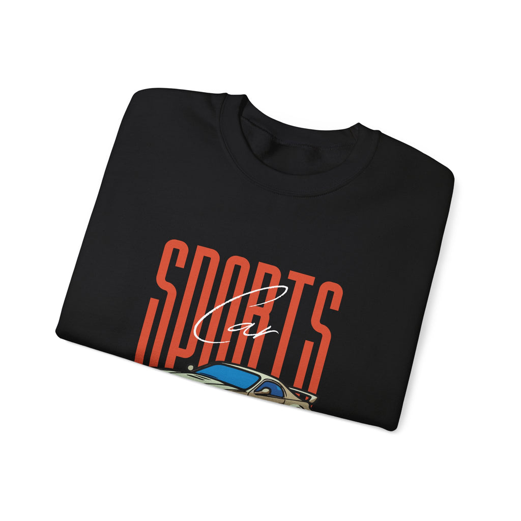 SABAS-Sports Car Sweatshirt — Vintage Racing Graphic Crewneck