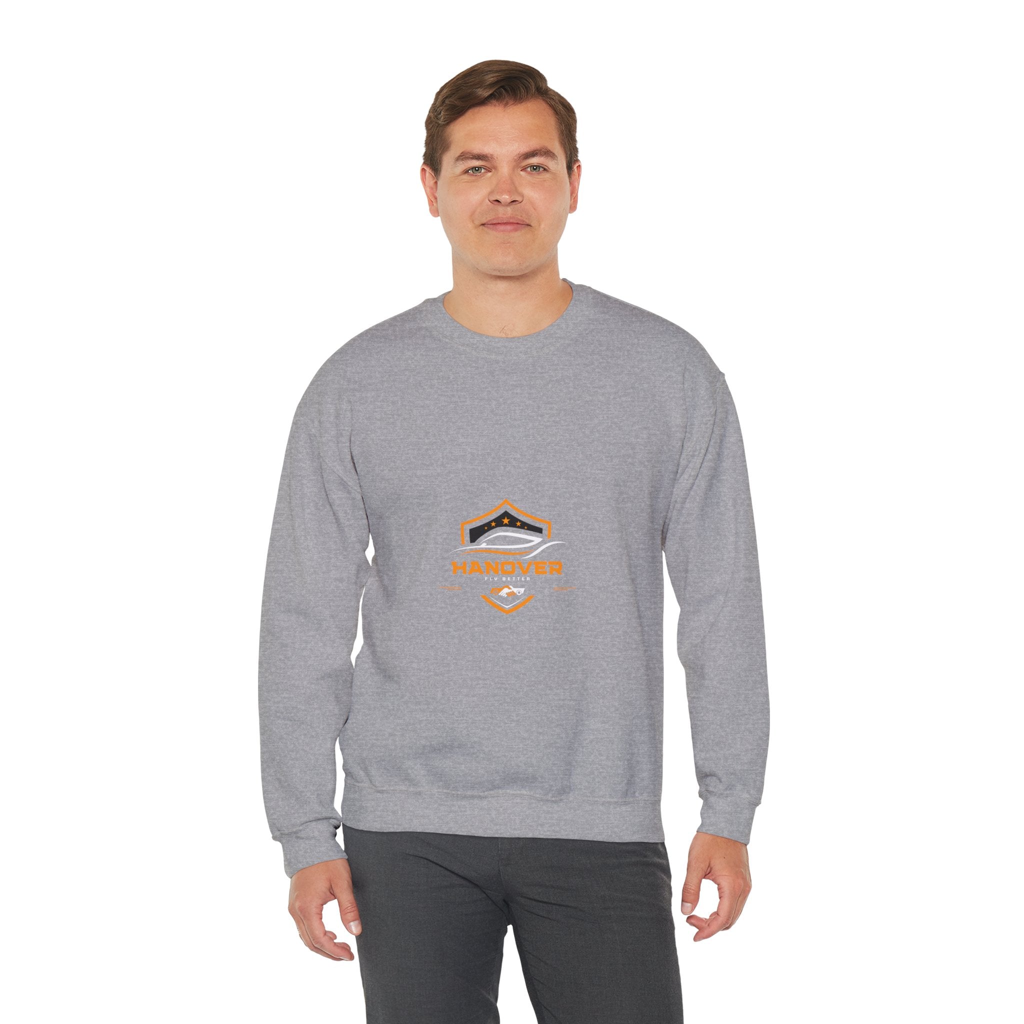 SABAS-Hanover Crewneck Sweatshirt — Vintage Shield Logo