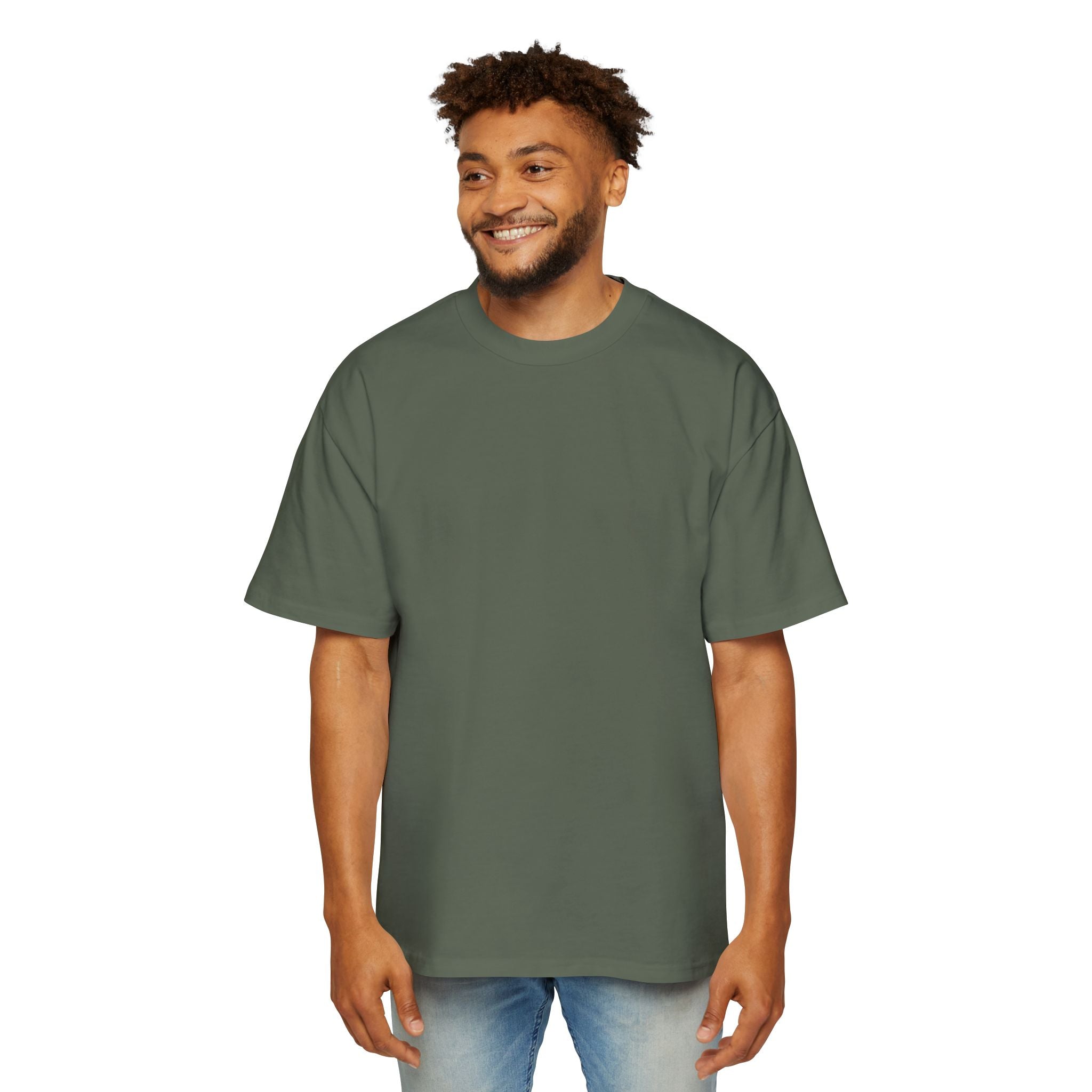 SABAS Oversized T-Shirt — "Great Things Start in Little Rooms" Logo Tee