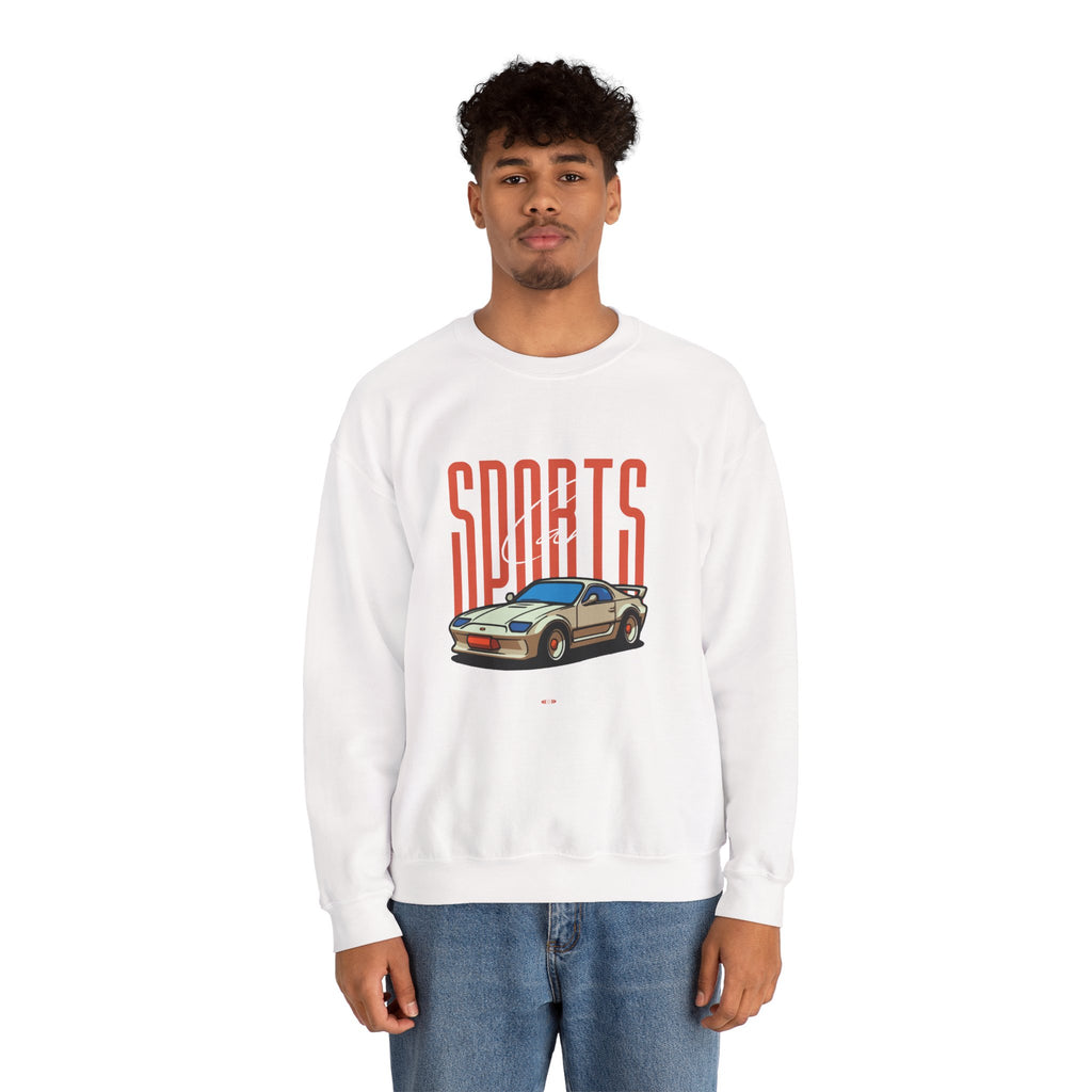 SABAS-Sports Car Sweatshirt — Vintage Racing Graphic Crewneck