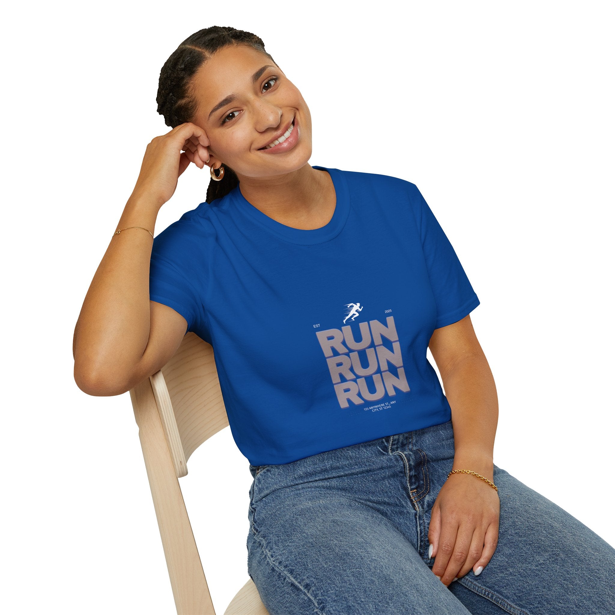 Sabas Ask For Run T-Shirt — Unisex-Minimalist Motivational Running Tee