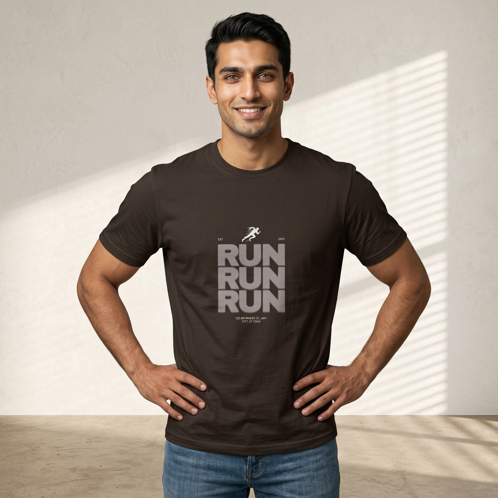 Sabas Ask For Run T-Shirt — Unisex-Minimalist Motivational Running Tee