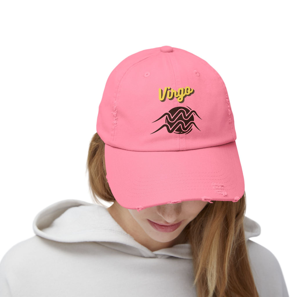 SABAS Virgo Distressed Cap Zodiac Sign