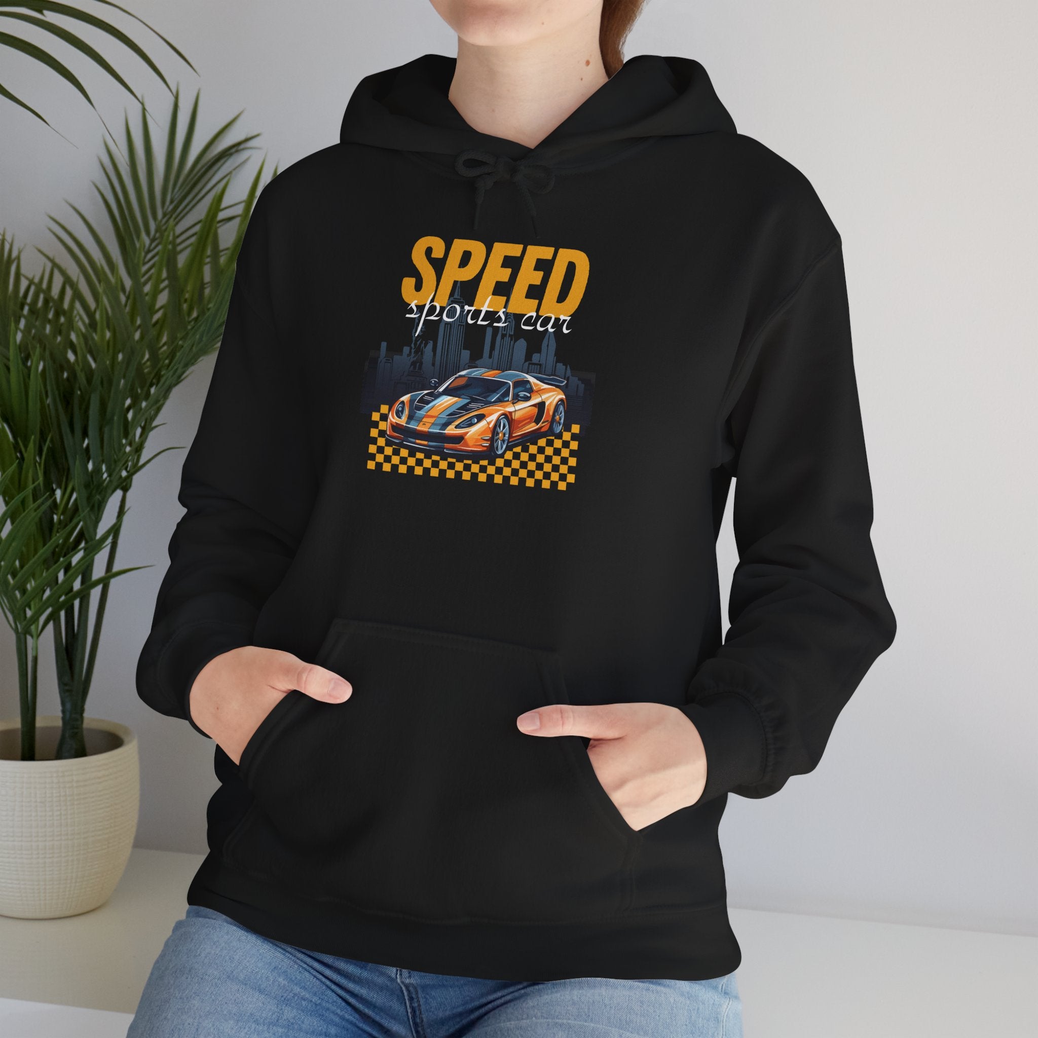 Speed Racers Hoodie — Vintage Sports Car Racing Graphic Sweatshirt