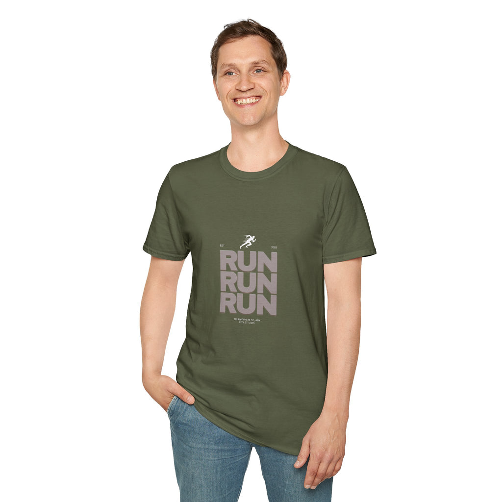 Sabas Ask For Run T-Shirt — Unisex-Minimalist Motivational Running Tee