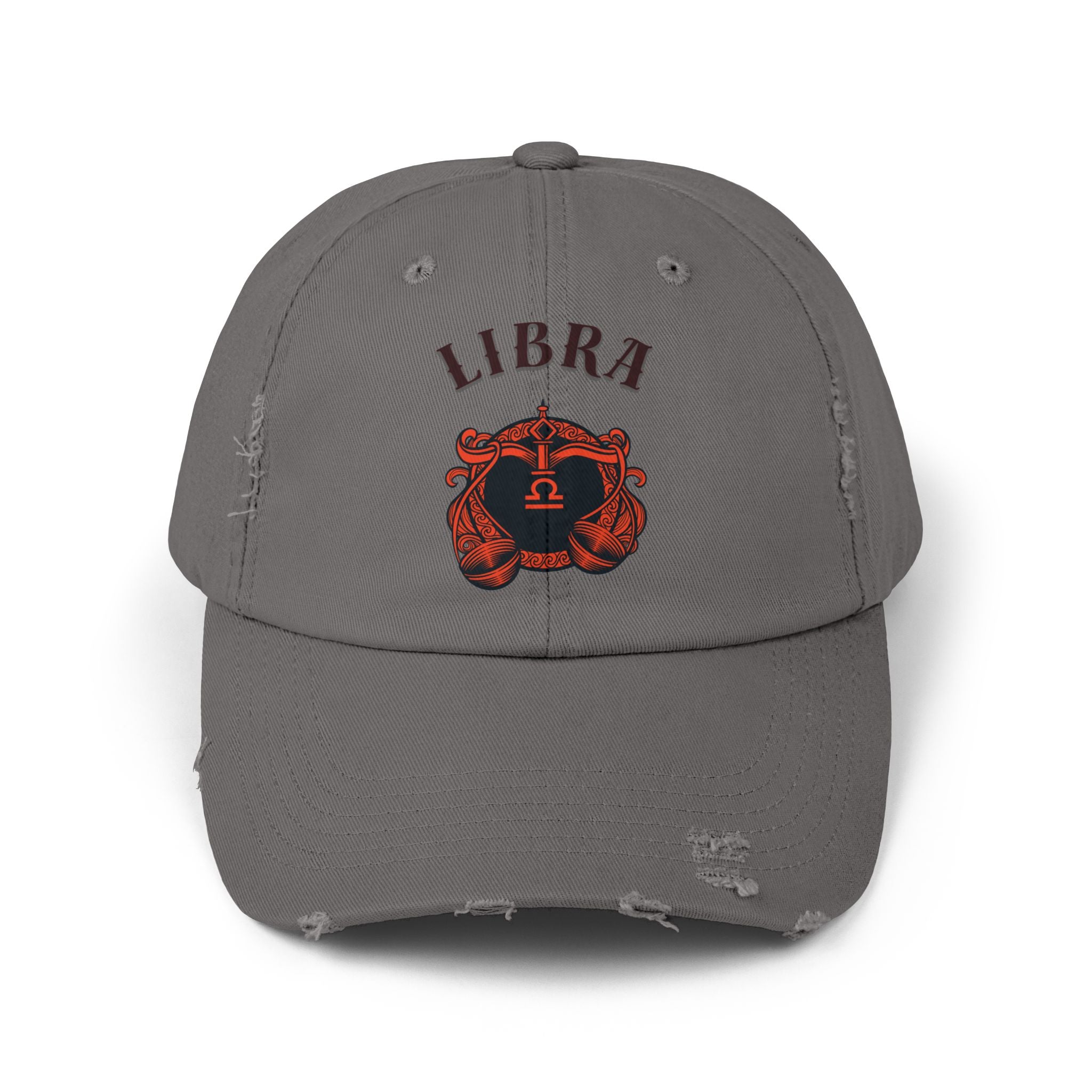 SABAS Libra Zodiac Distressed Cap