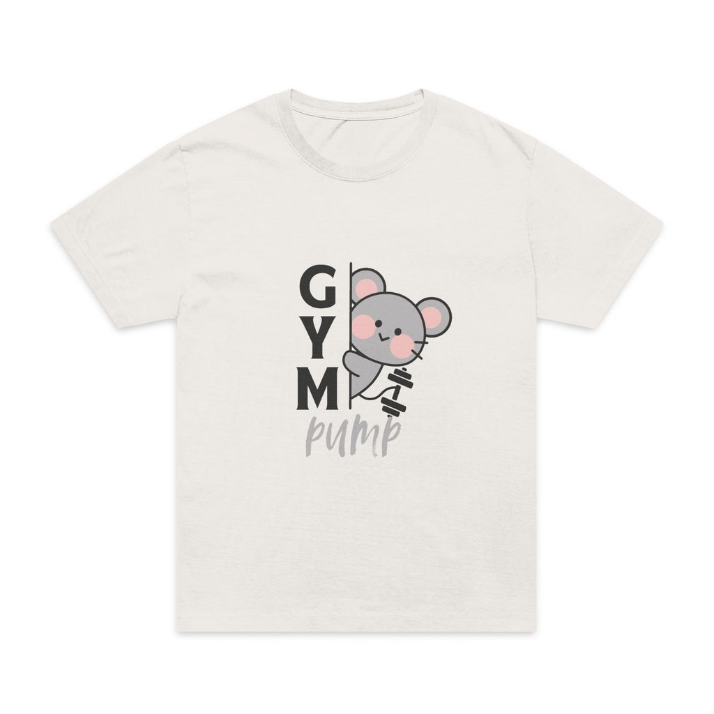 Sabas Gym Pump Cute Koala T-Shirt — "Gym Pump" Front & "Push Yourself" Back