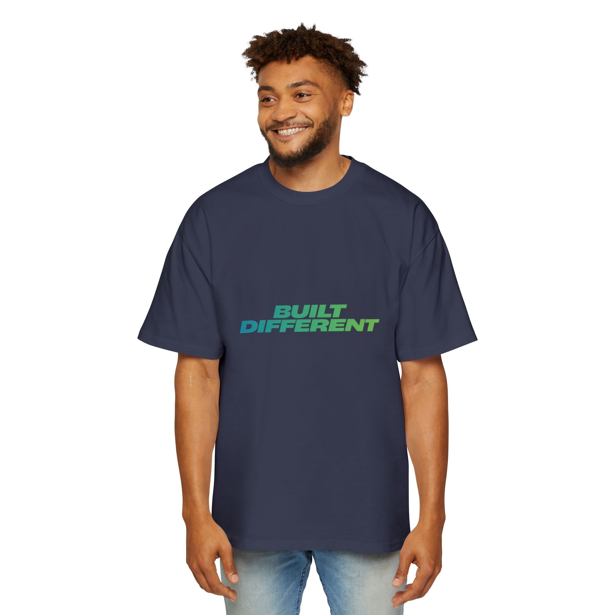 SABAS T-Shirt — 'Built Different' Oversized Graphic Tee