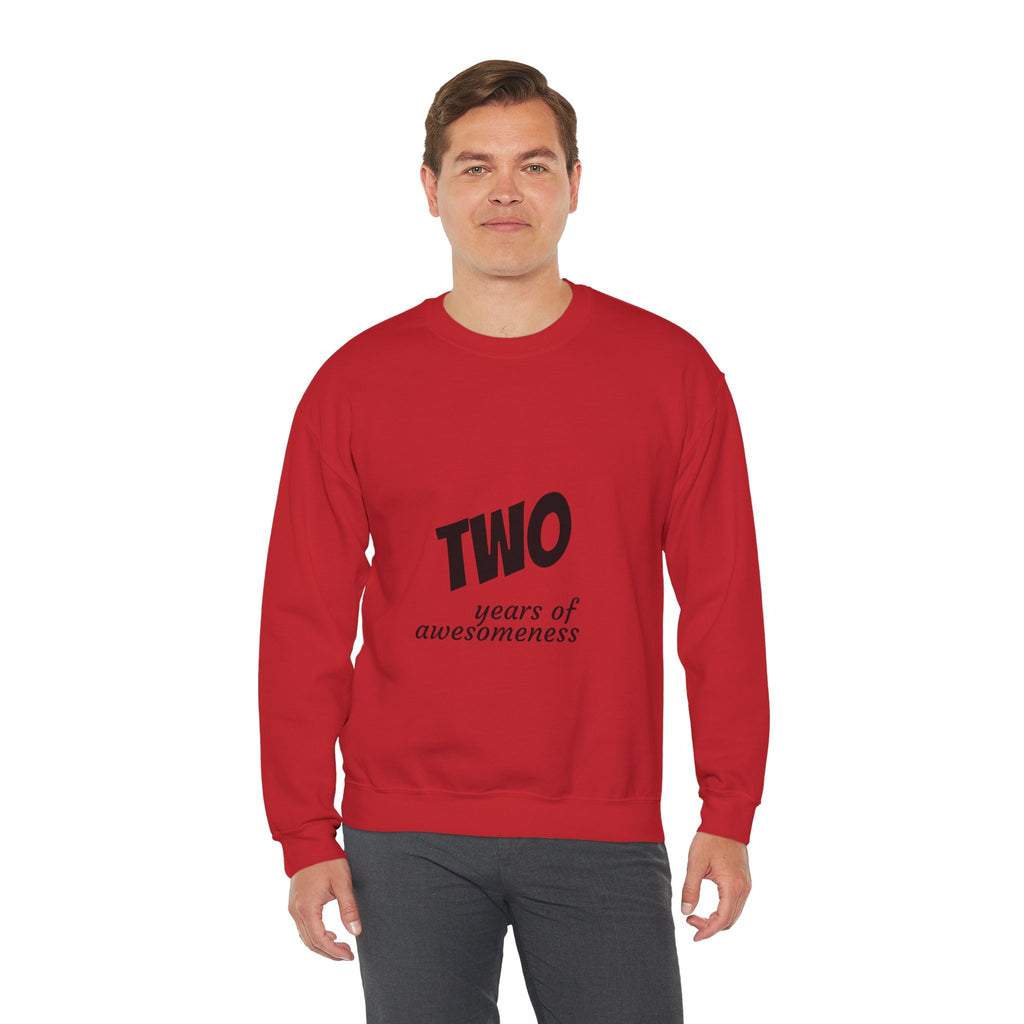 SABAS-Toddler Two Years of Awesomeness Sweatshirt