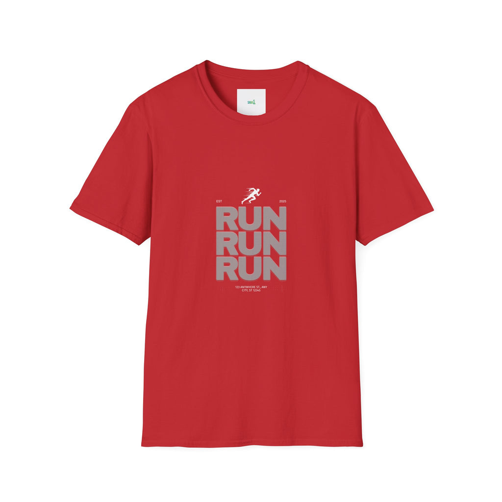 Sabas Ask For Run T-Shirt — Unisex-Minimalist Motivational Running Tee