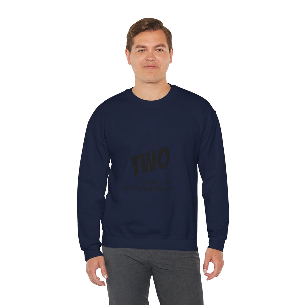 SABAS-Toddler Two Years of Awesomeness Sweatshirt