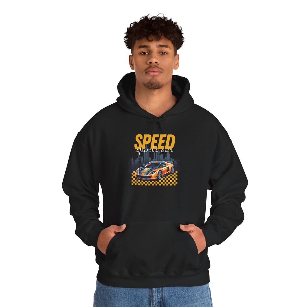 Speed Racers Hoodie — Vintage Sports Car Racing Graphic Sweatshirt