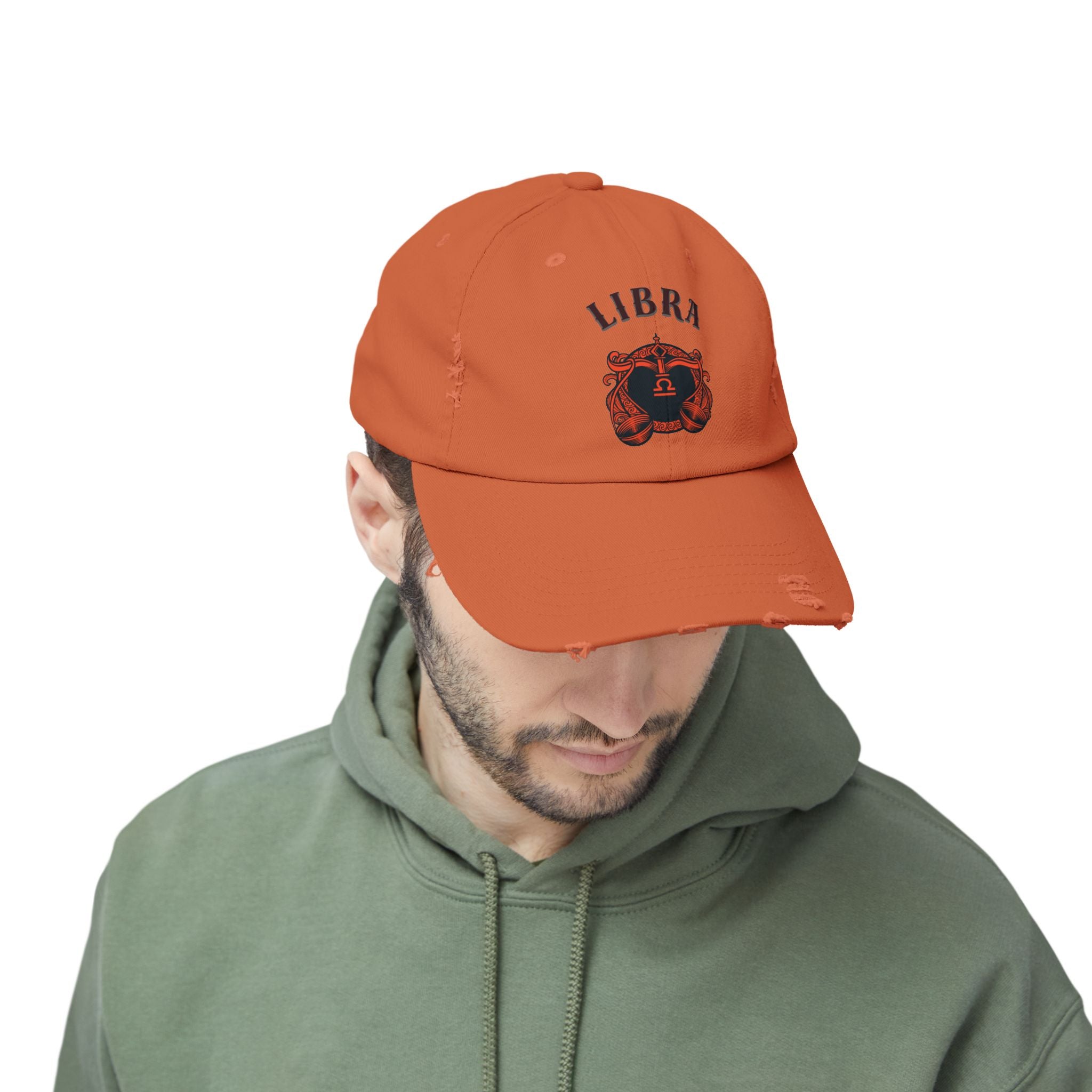 SABAS Libra Zodiac Distressed Cap