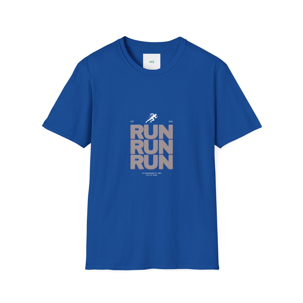 Sabas Ask For Run T-Shirt — Unisex-Minimalist Motivational Running Tee