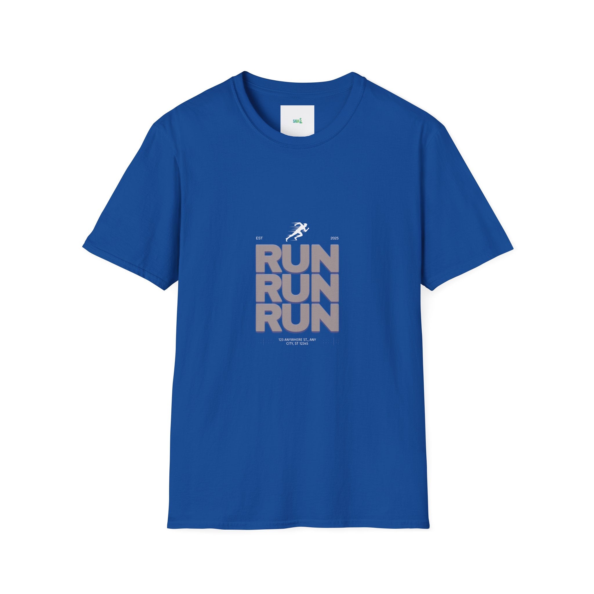 Sabas Ask For Run T-Shirt — Unisex-Minimalist Motivational Running Tee