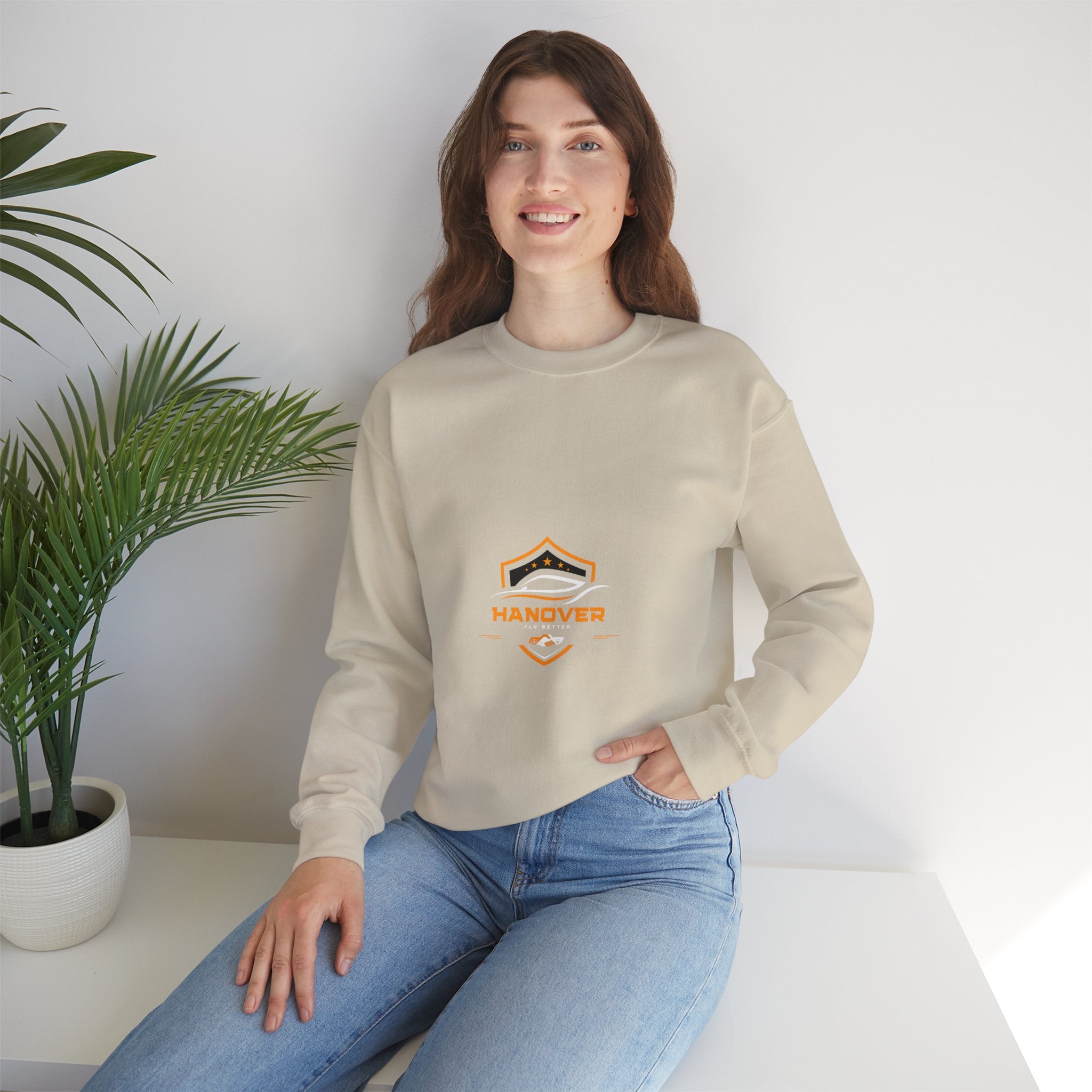 SABAS-Hanover Crewneck Sweatshirt — Vintage Shield Logo