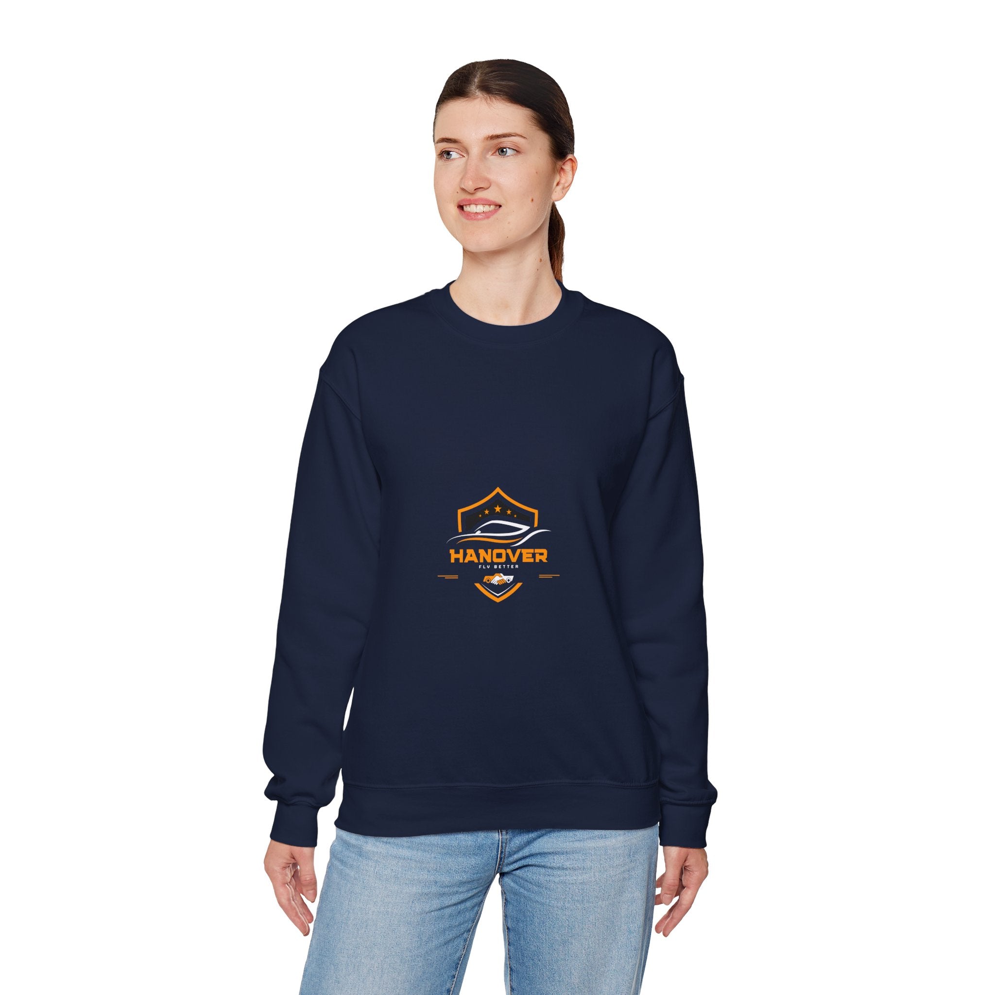 SABAS-Hanover Crewneck Sweatshirt — Vintage Shield Logo