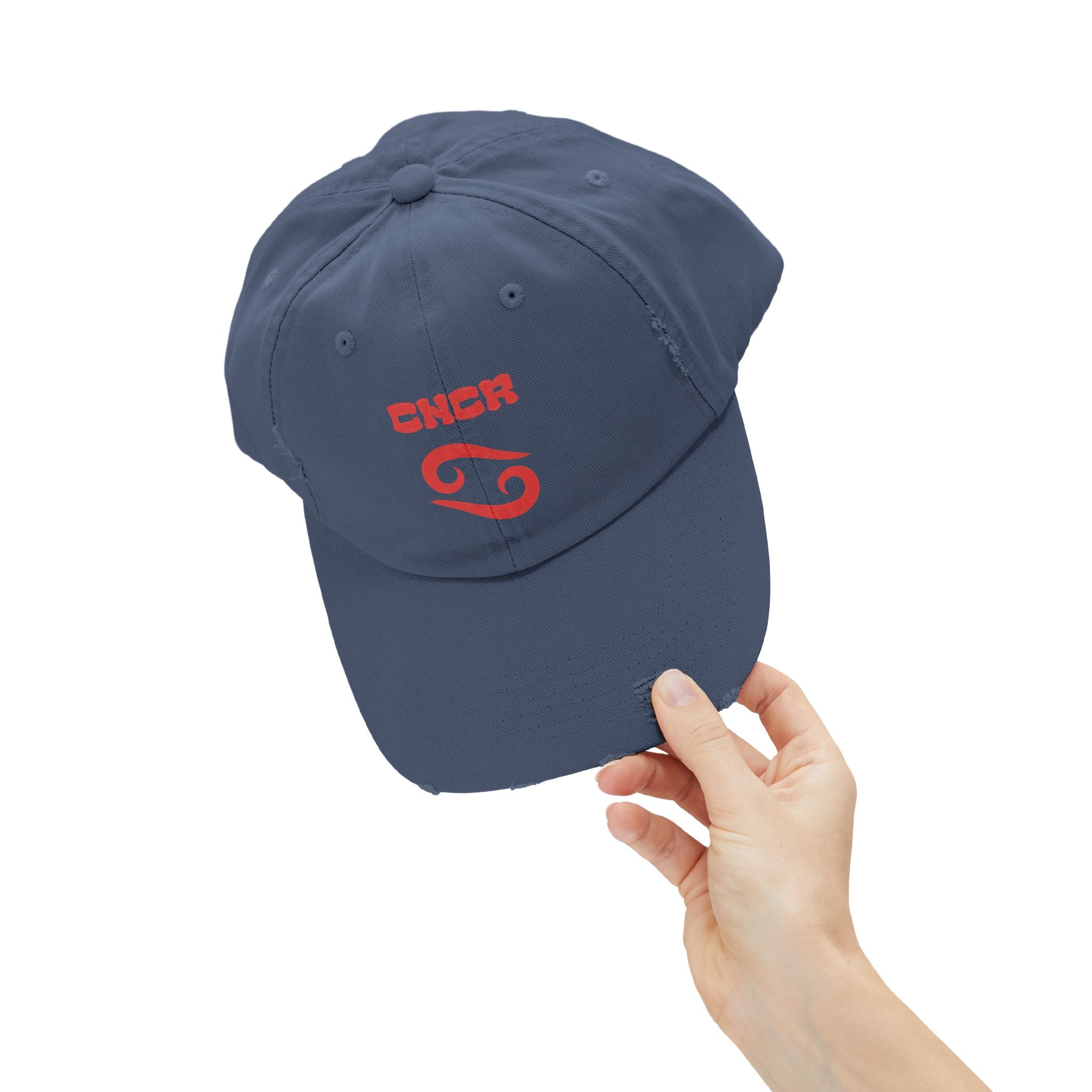 SABAS Cancer Zodiac Distressed Cap