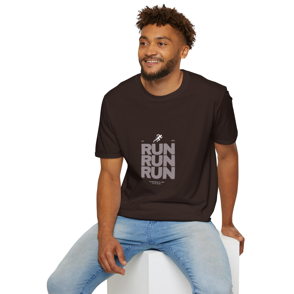 Sabas Ask For Run T-Shirt — Unisex-Minimalist Motivational Running Tee