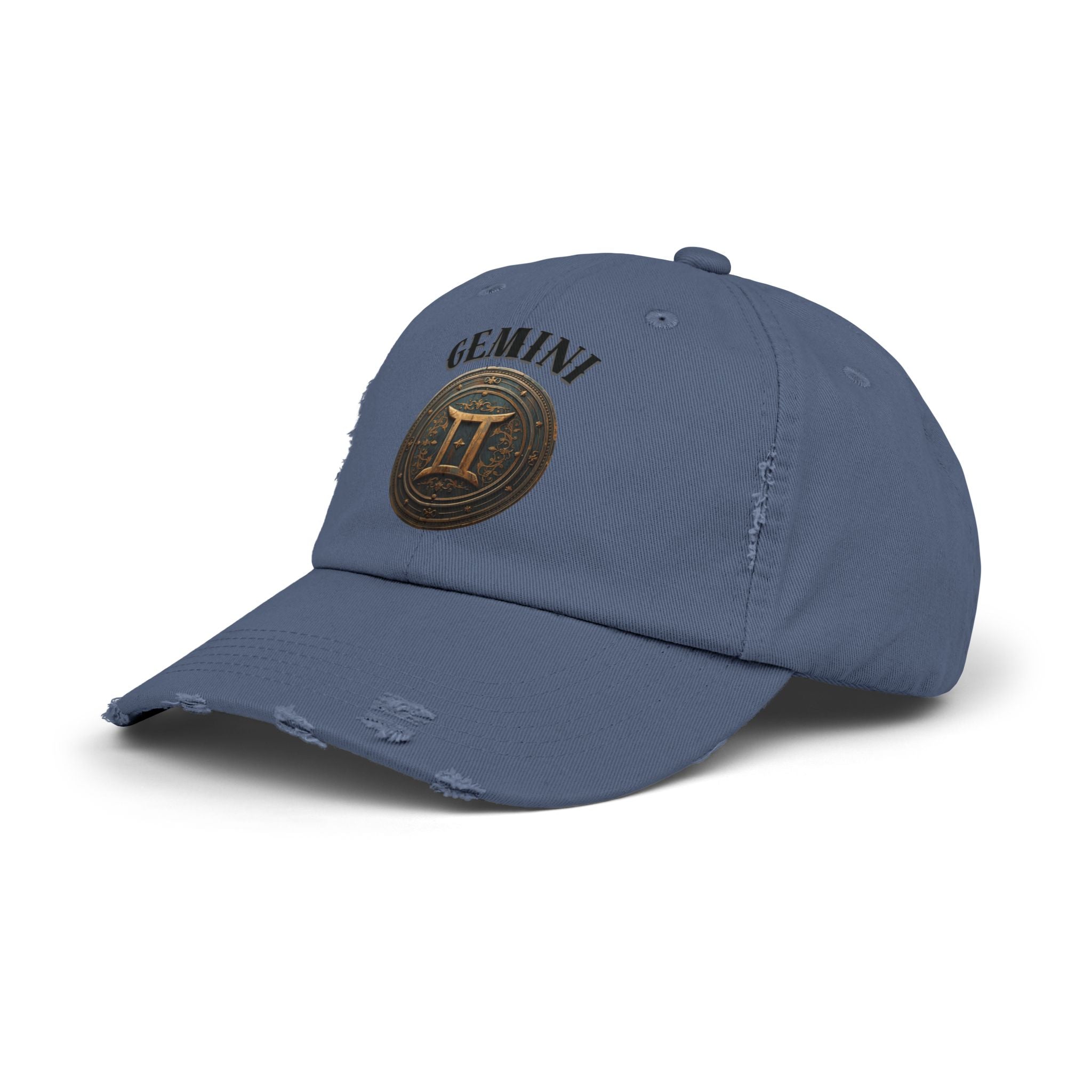 SABAS Gemini Zodiac Sign Distressed Cap