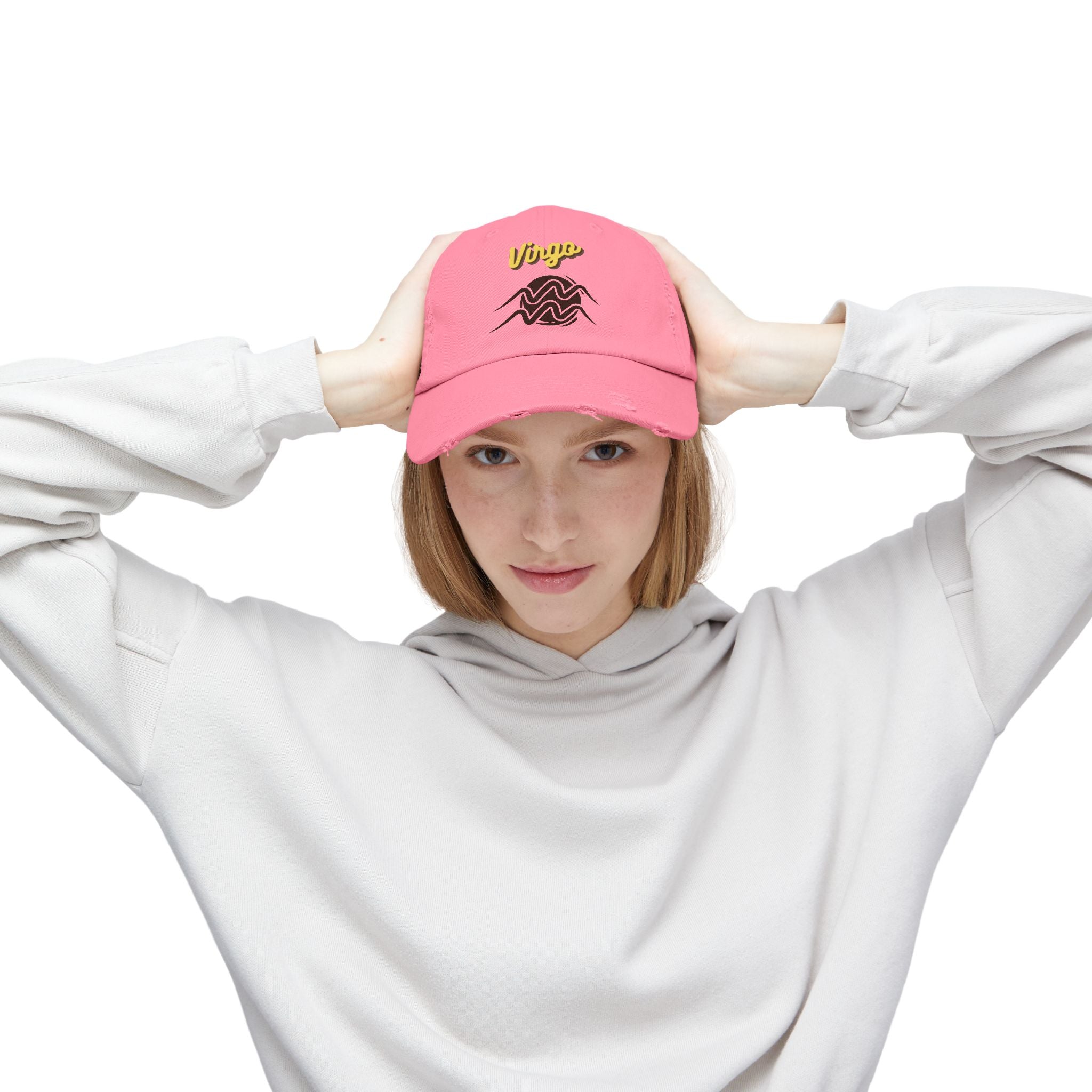 SABAS Virgo Distressed Cap Zodiac Sign